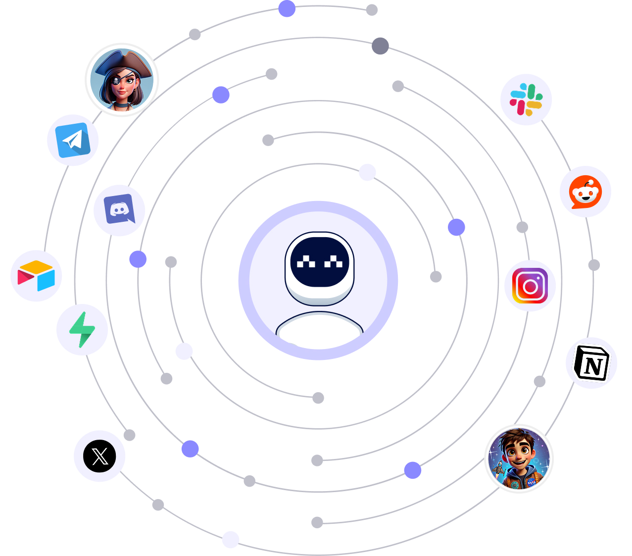 No-Code AI Agent Building Platform Interface