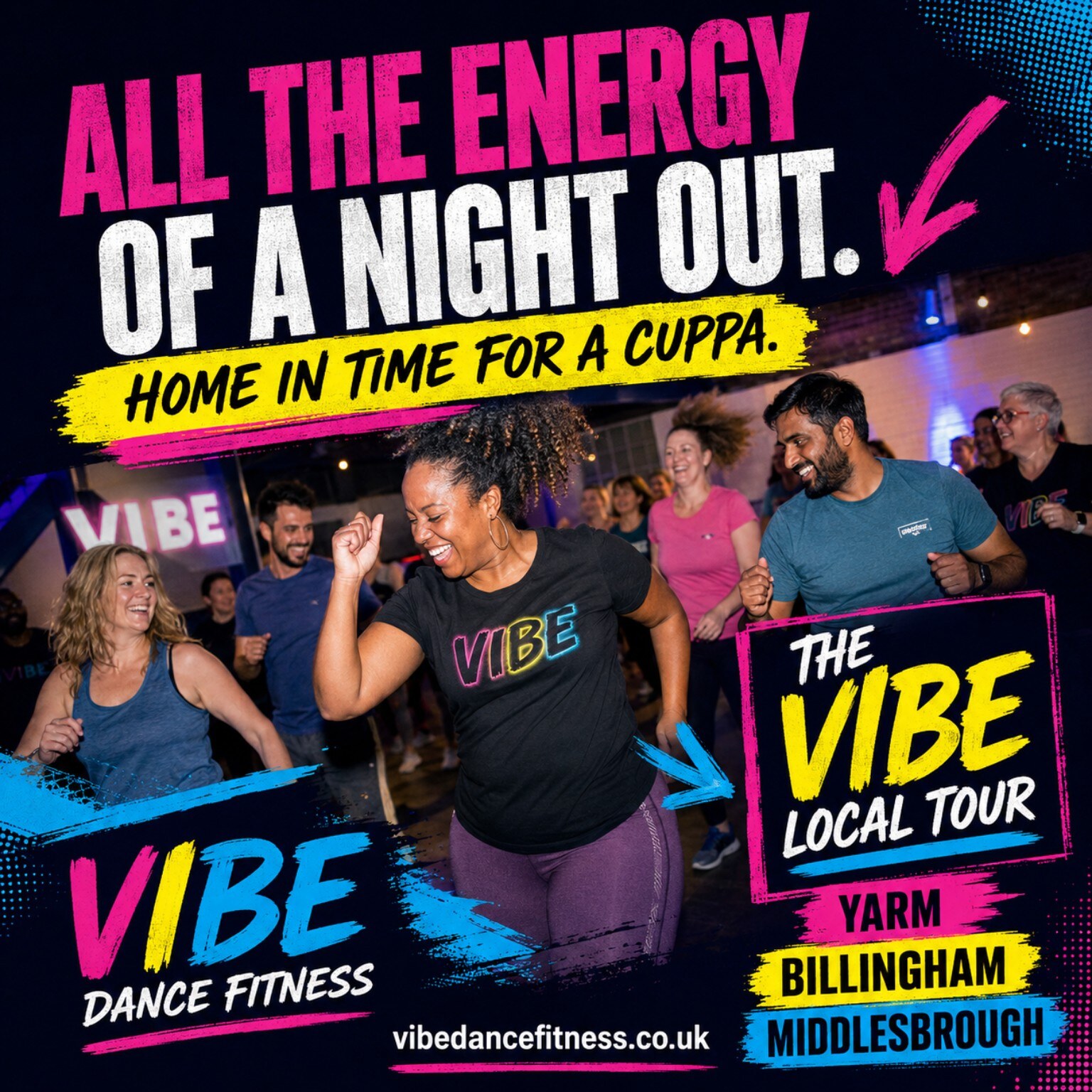 All the energy of a night out