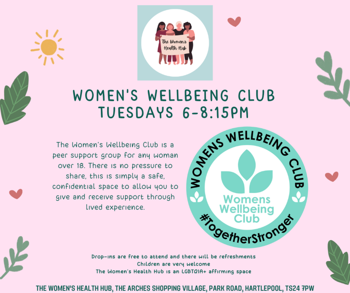 Women’s Wellbeing Club event artwork