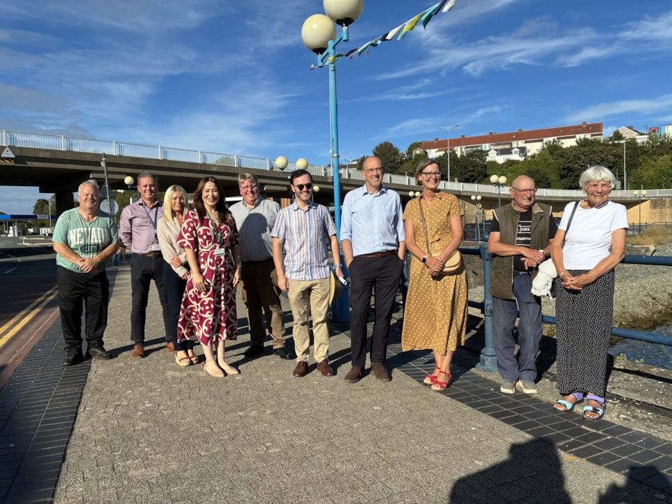 Image accompanying Welsh Government coverage of flood support work in Milford Haven