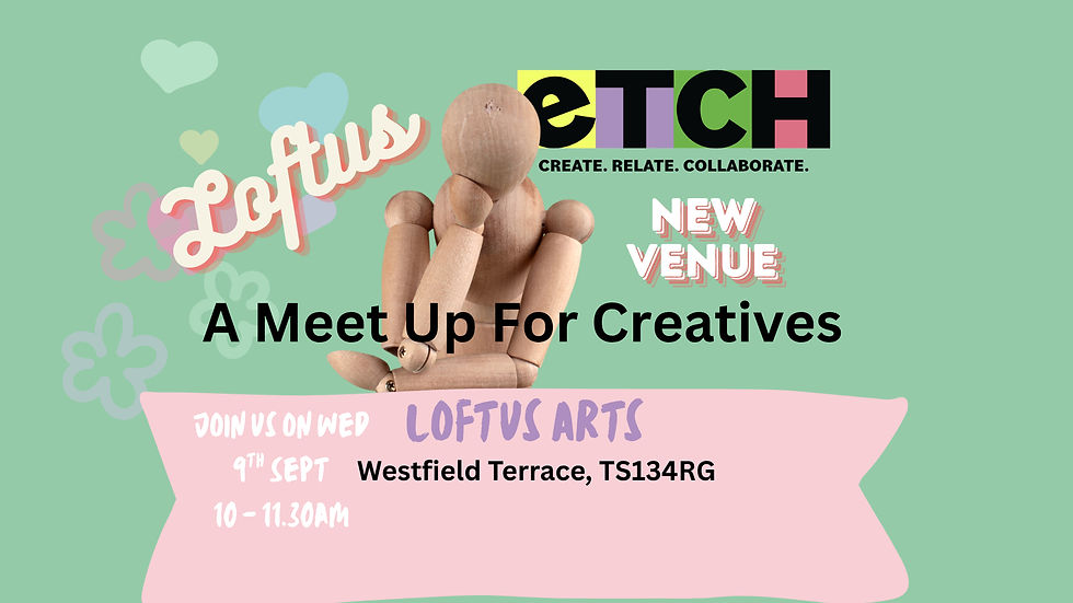 ETCH Loftus promotional image for the free creative networking event