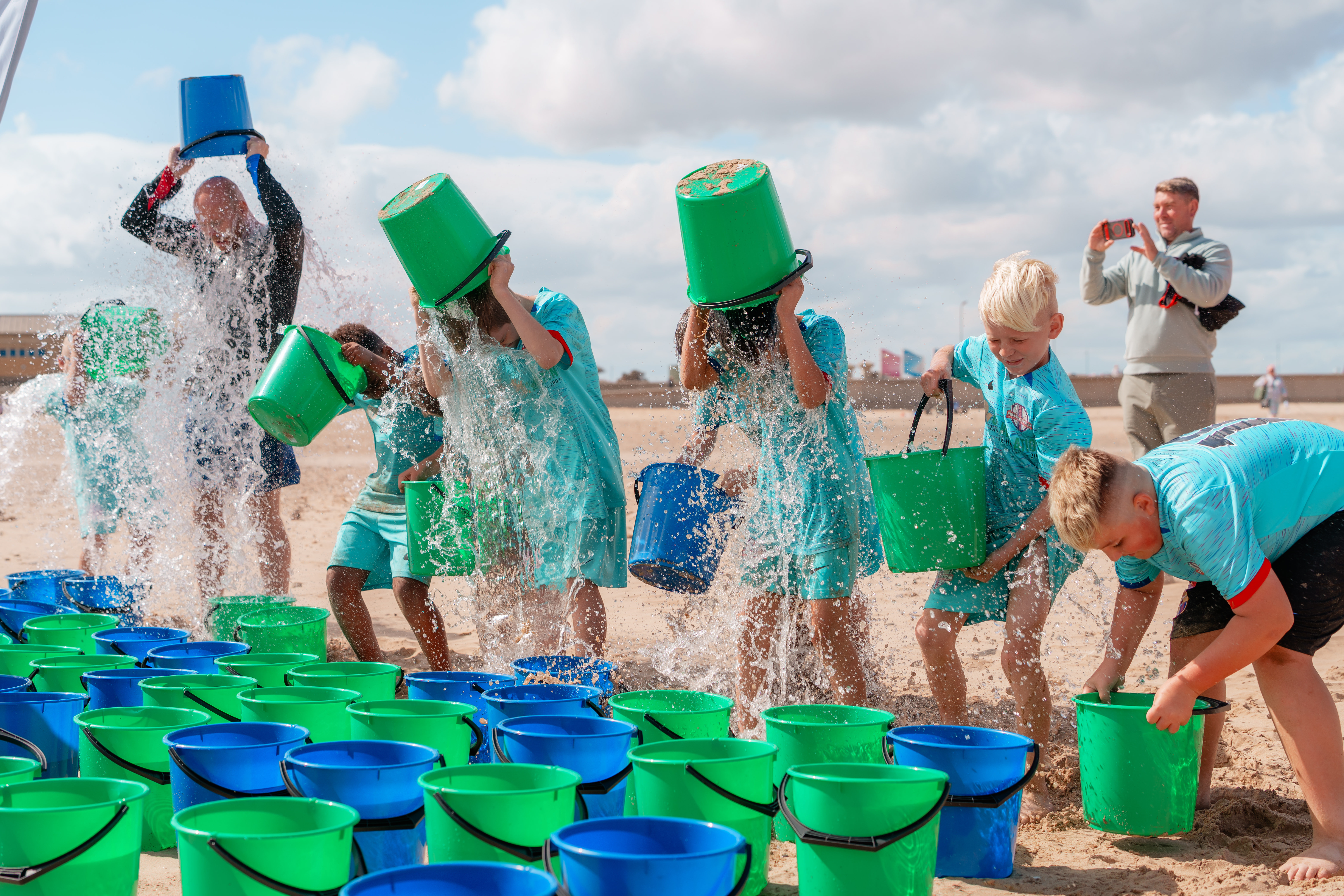 Official promotional image for The PFC Trust’s 2026 UChangeLives Charity Ice Bucket Challenge in Middlesbrough.