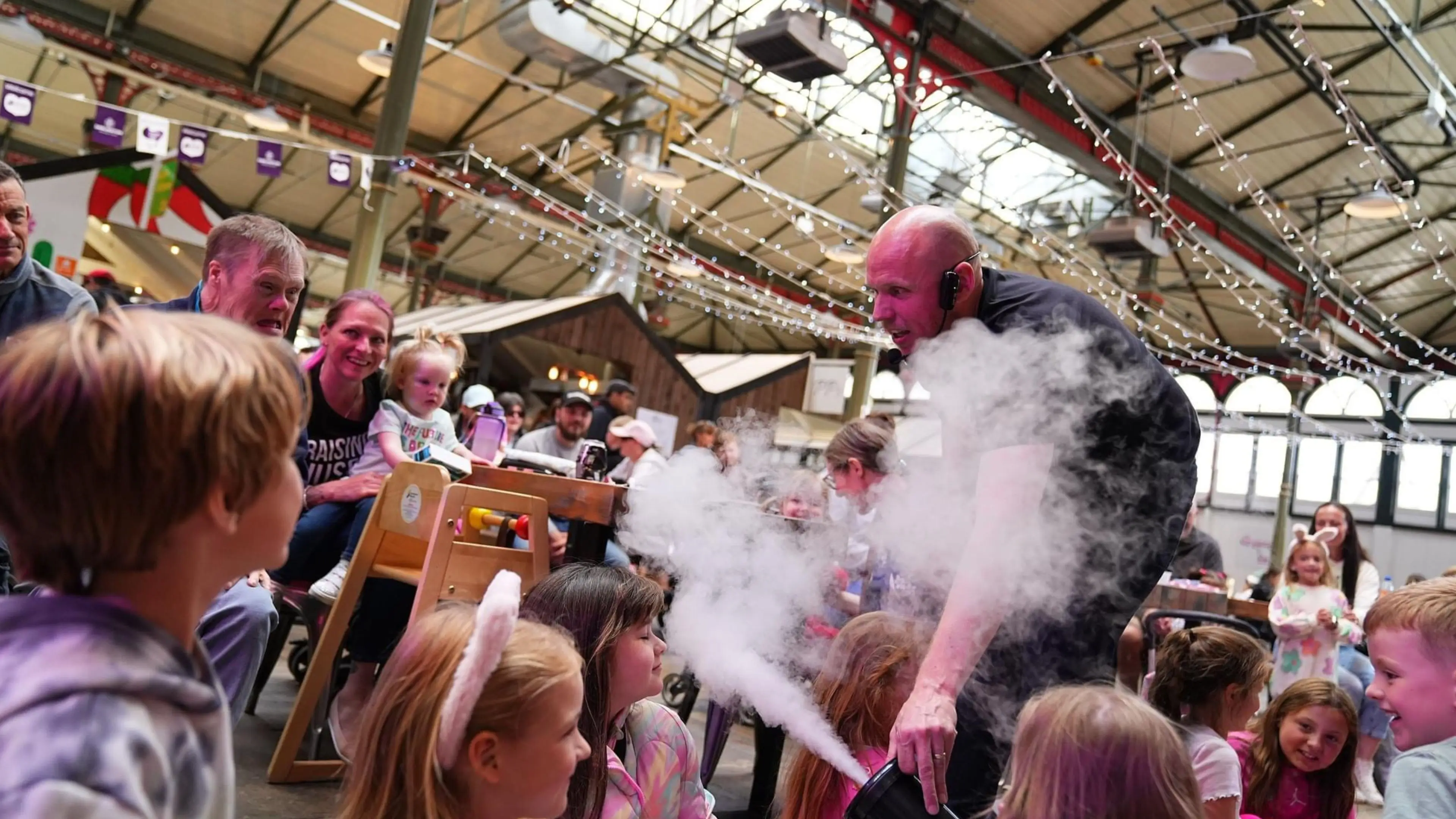 Promotional artwork for Big Science Spooktacular Show at Hopetown Darlington