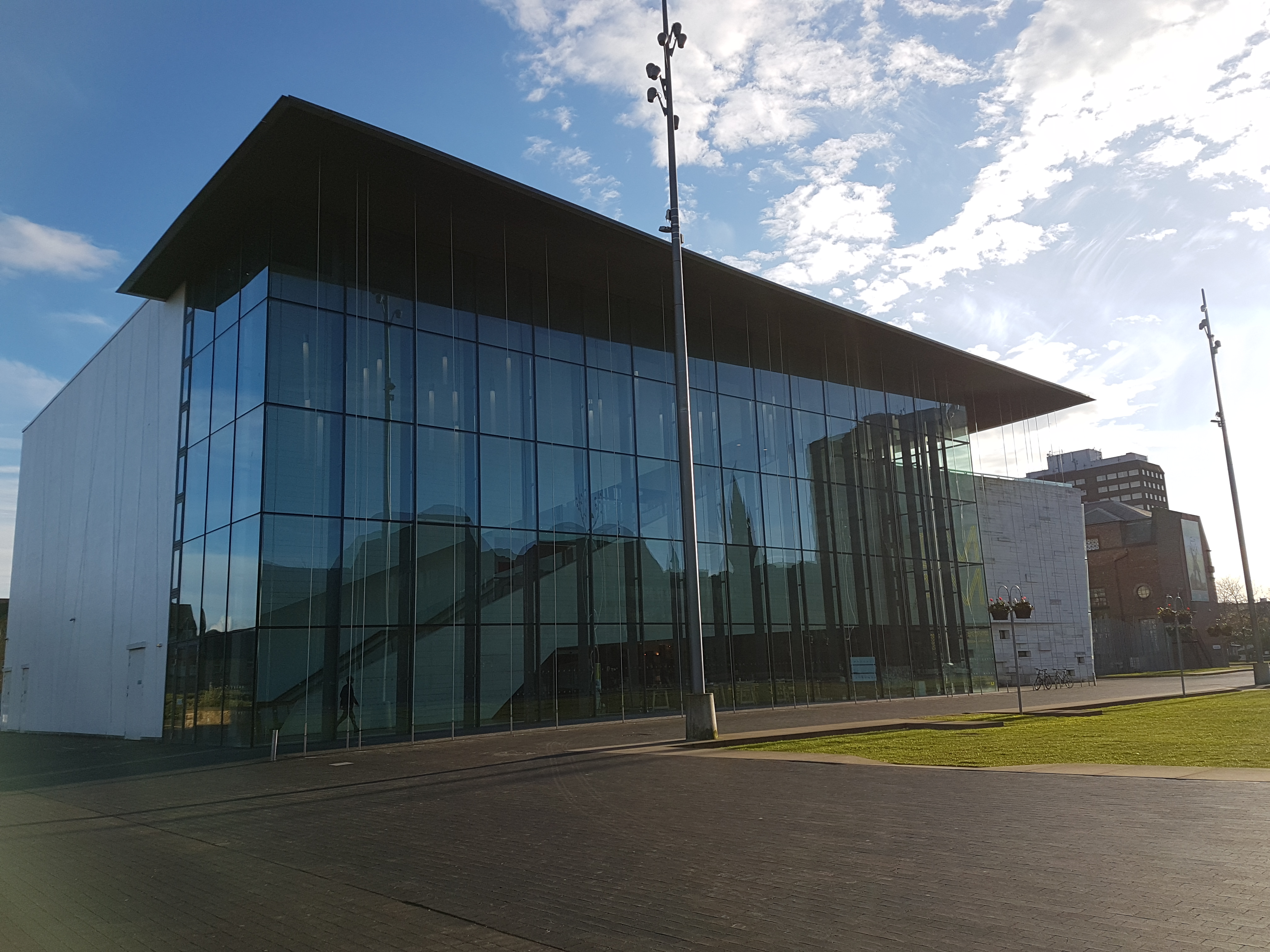Exterior of Middlesbrough Institute of Modern Art, photographed in 2018; contextual image.