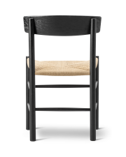 Mogensen J39 Chair - Black lacquered oak / Natural papercord