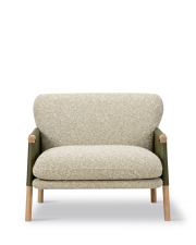 Savannah Lounge Chair - Leather 814 Trace / Zero 0002 / Oak light oil