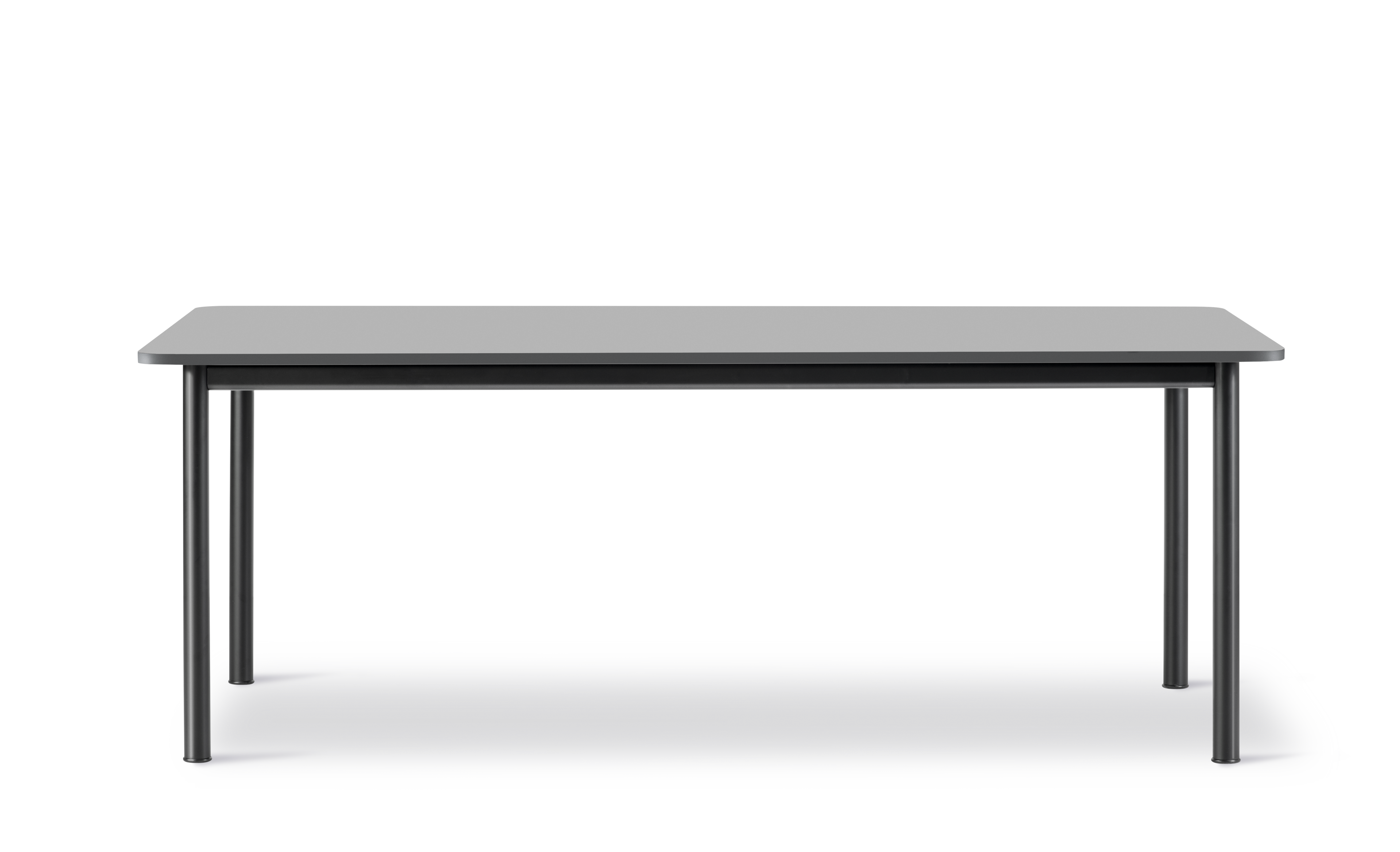 Plan Table - Black Fenix Laminate / Black