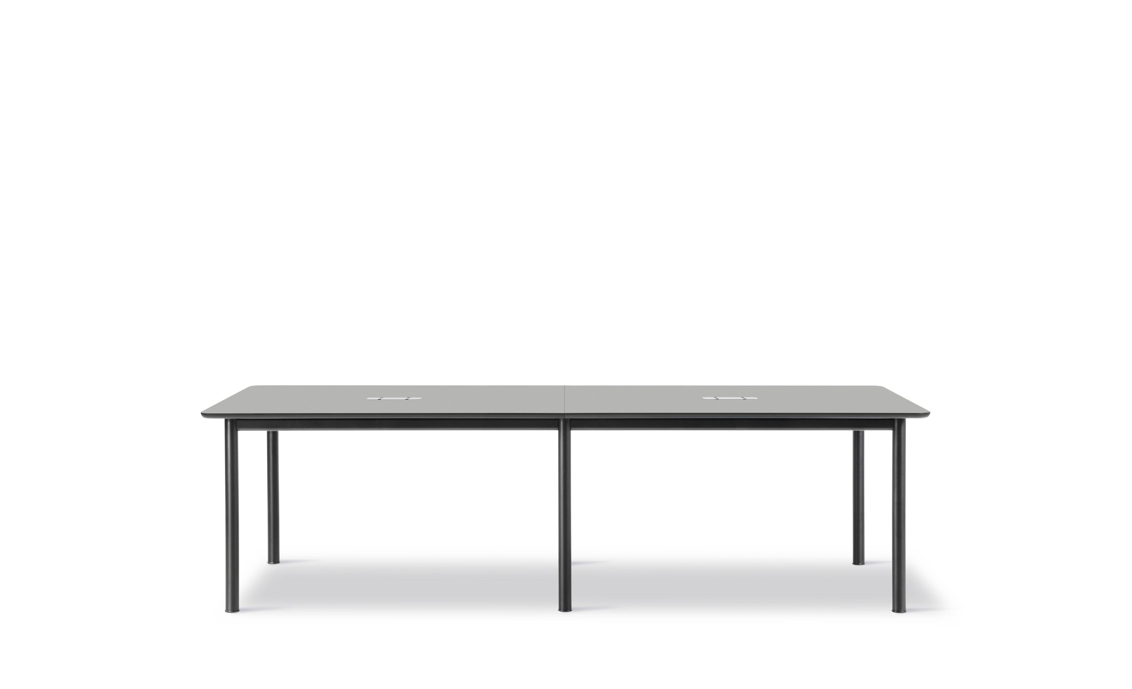 Plan Table Modular (configuration A) - Black Nanolaminat / Black Frame