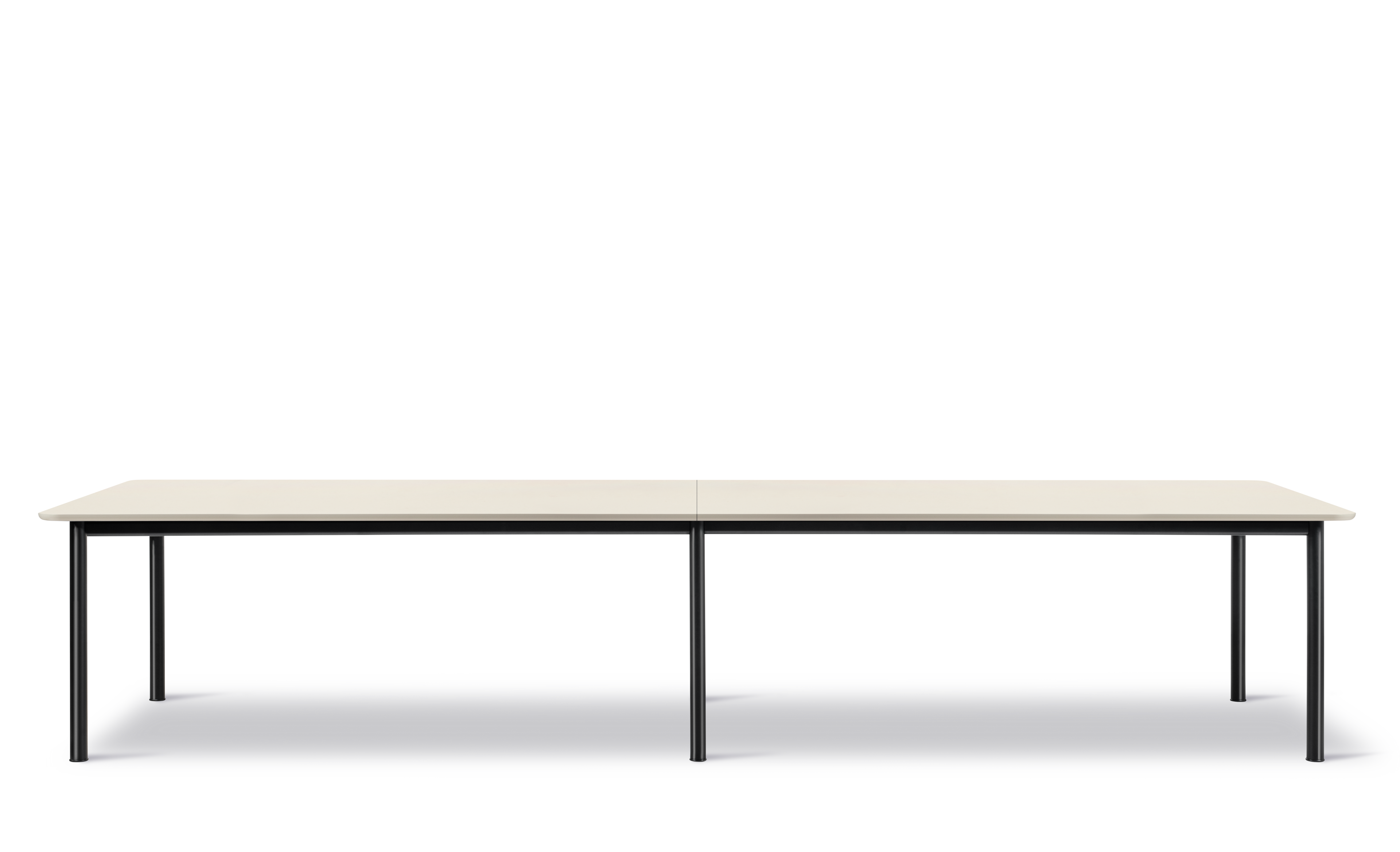 Plan Table Modular (konfiguration E) - Really Cotton Cream / Black frame