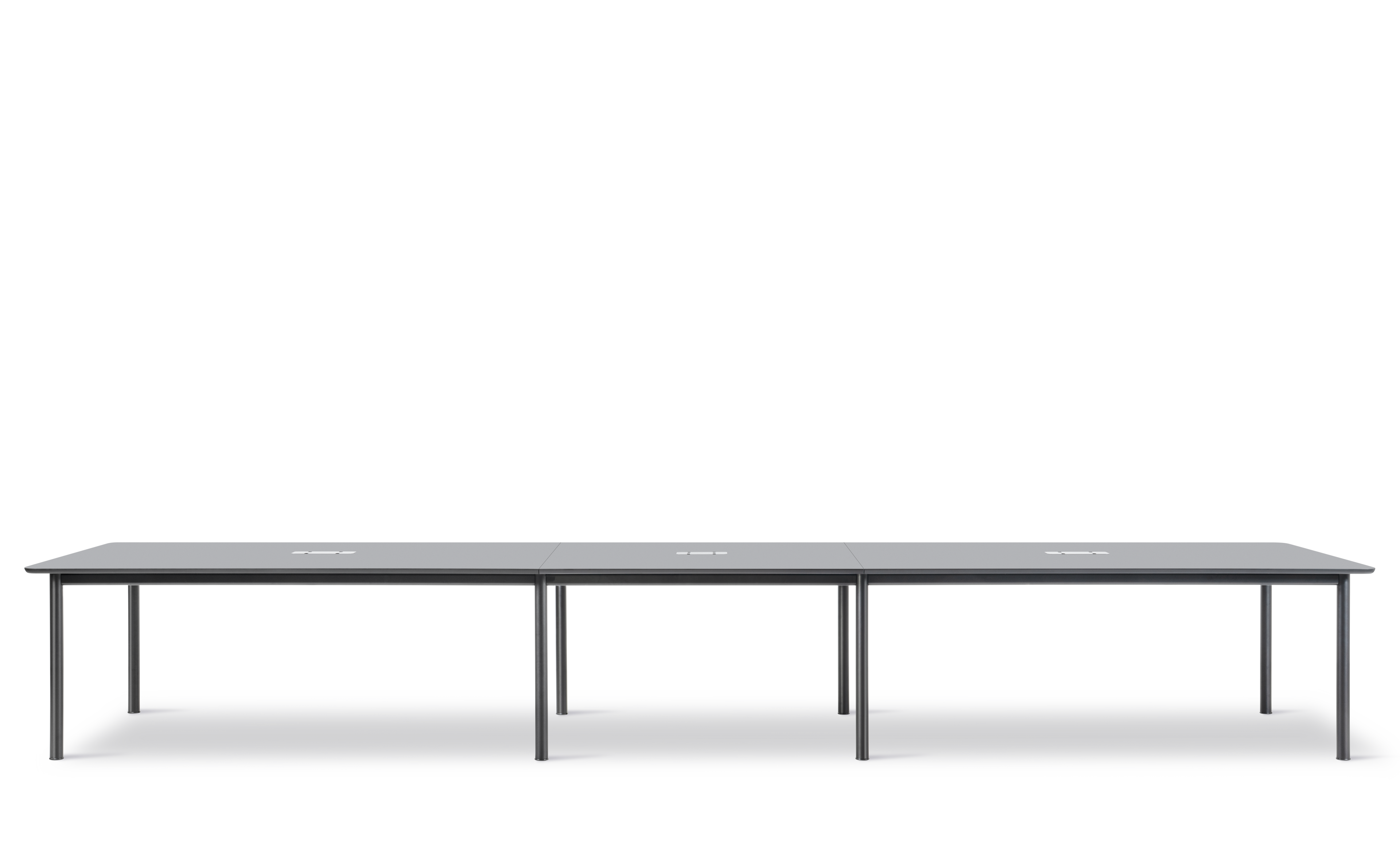 Plan Table Modular (configuration M) - Black Nanolaminat / Black frame