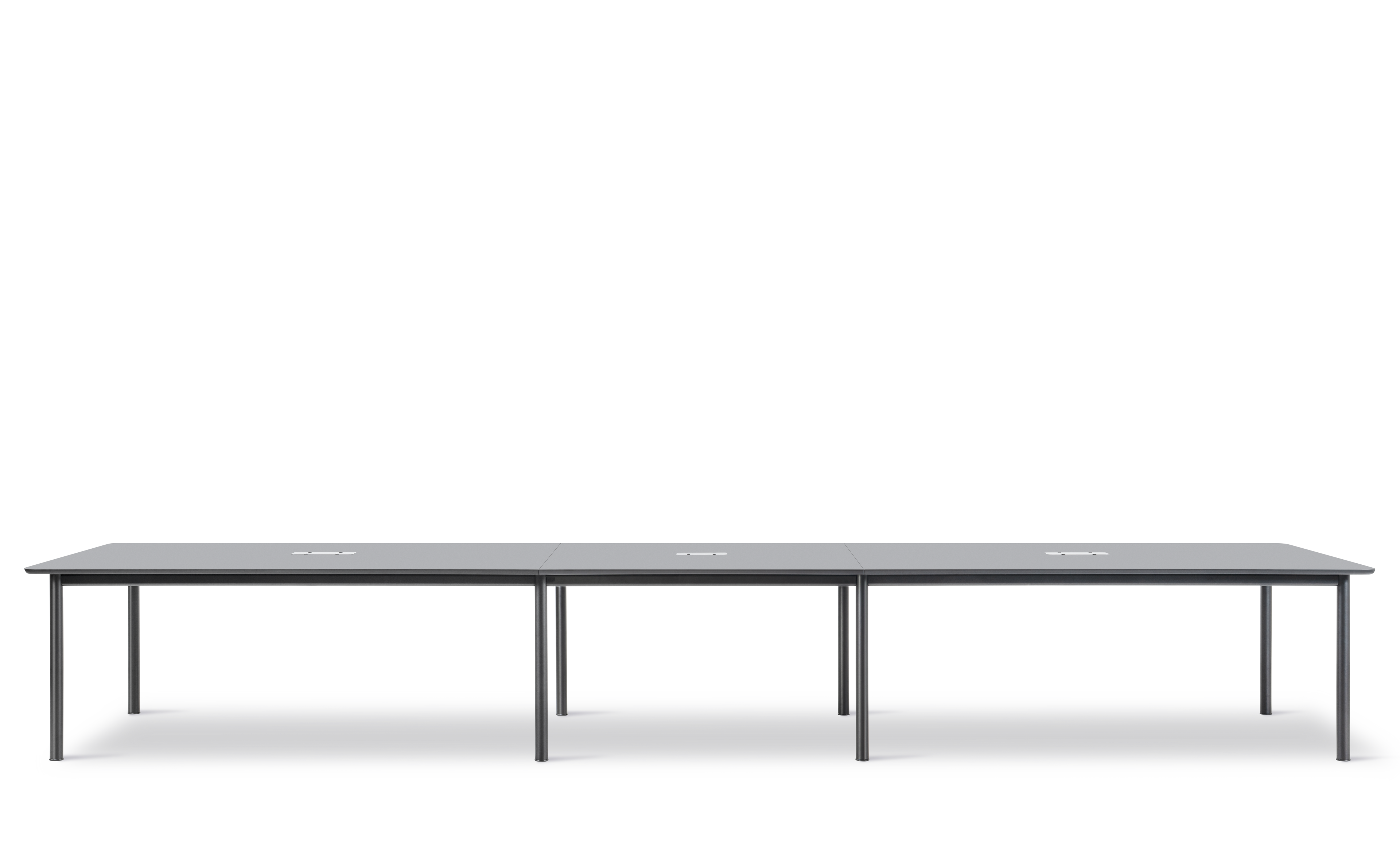 Plan Table Modular (konfiguration M) - Sort Nanolaminat / Sort stel