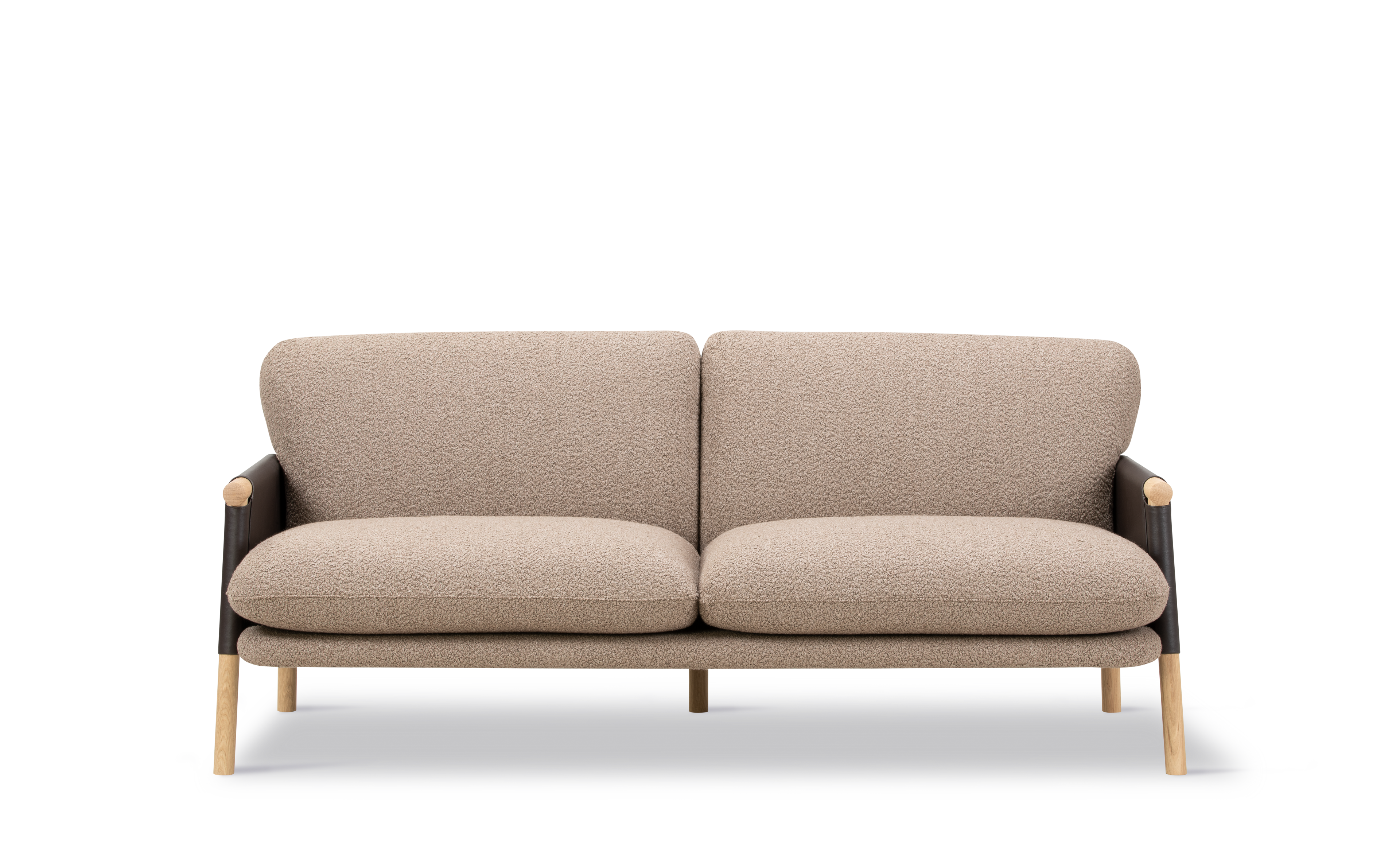 Savannah Sofa - Læder 906 Organic / Elle 02 / Eg lys olie