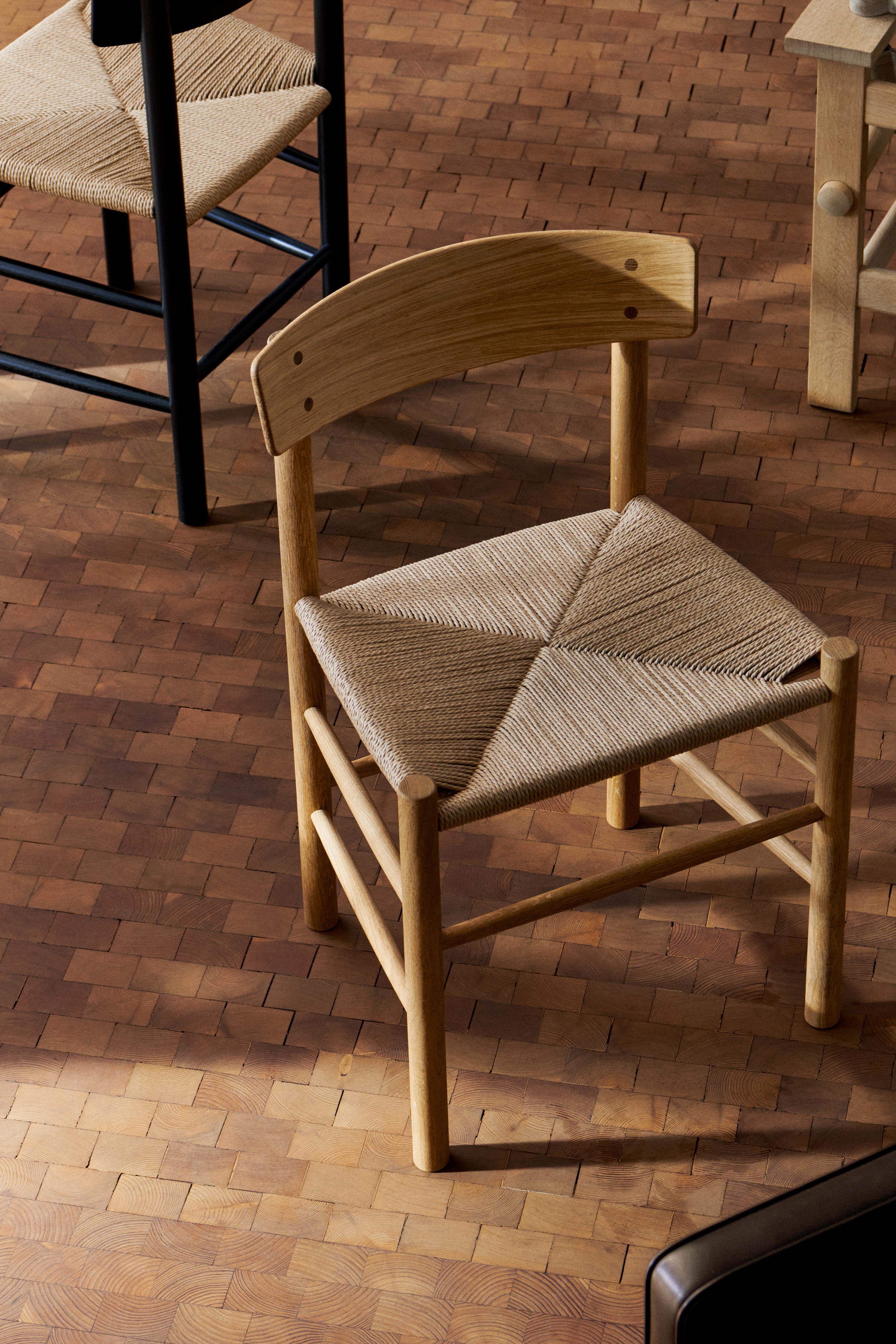 J39 Chair in Oiled oak by Børge Mogensen