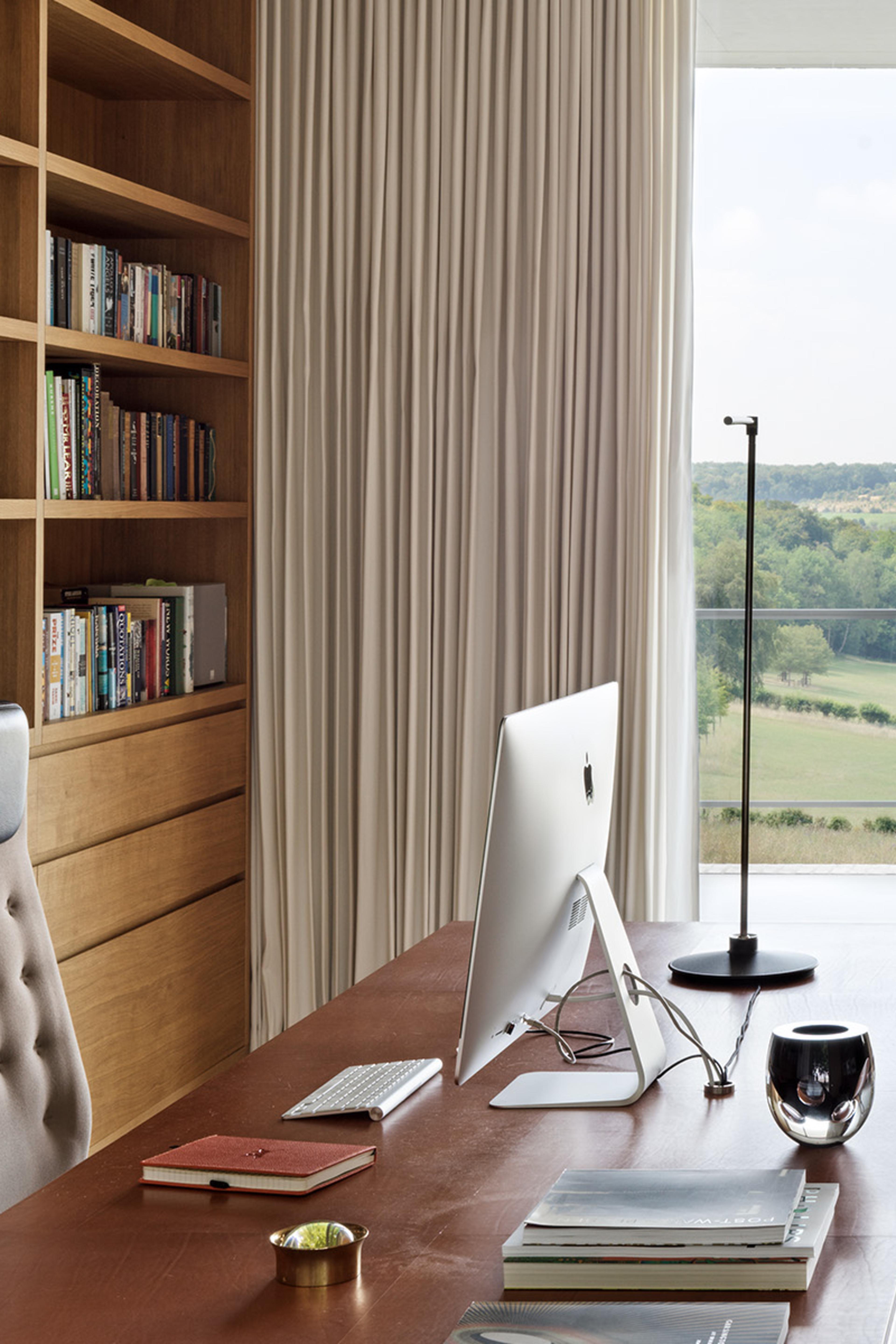 The Mogensen 2204 Wing Chair by Børge Mogensen in a designer home in Buckinghamshire, UK