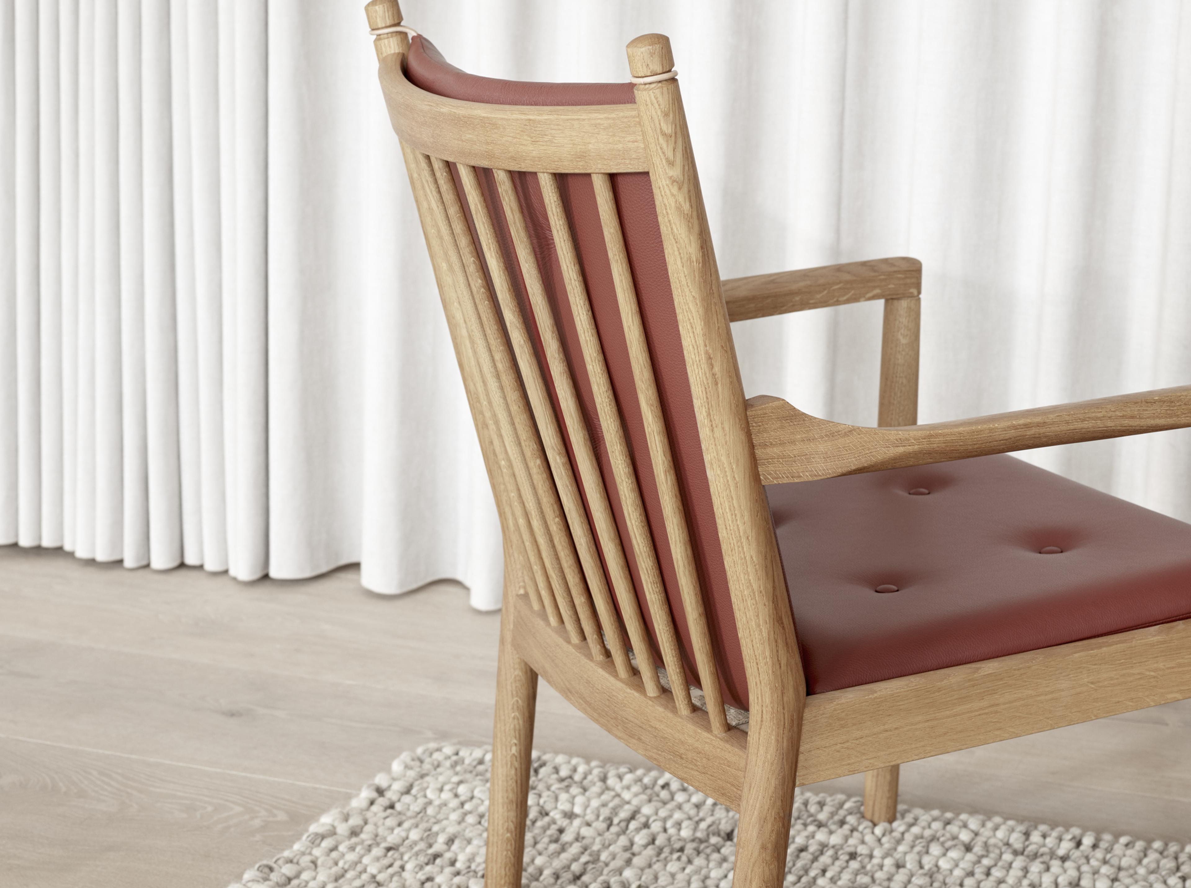 Wegner 1788 Lounge Chair - Læder 293 Omni / Eg sæbe