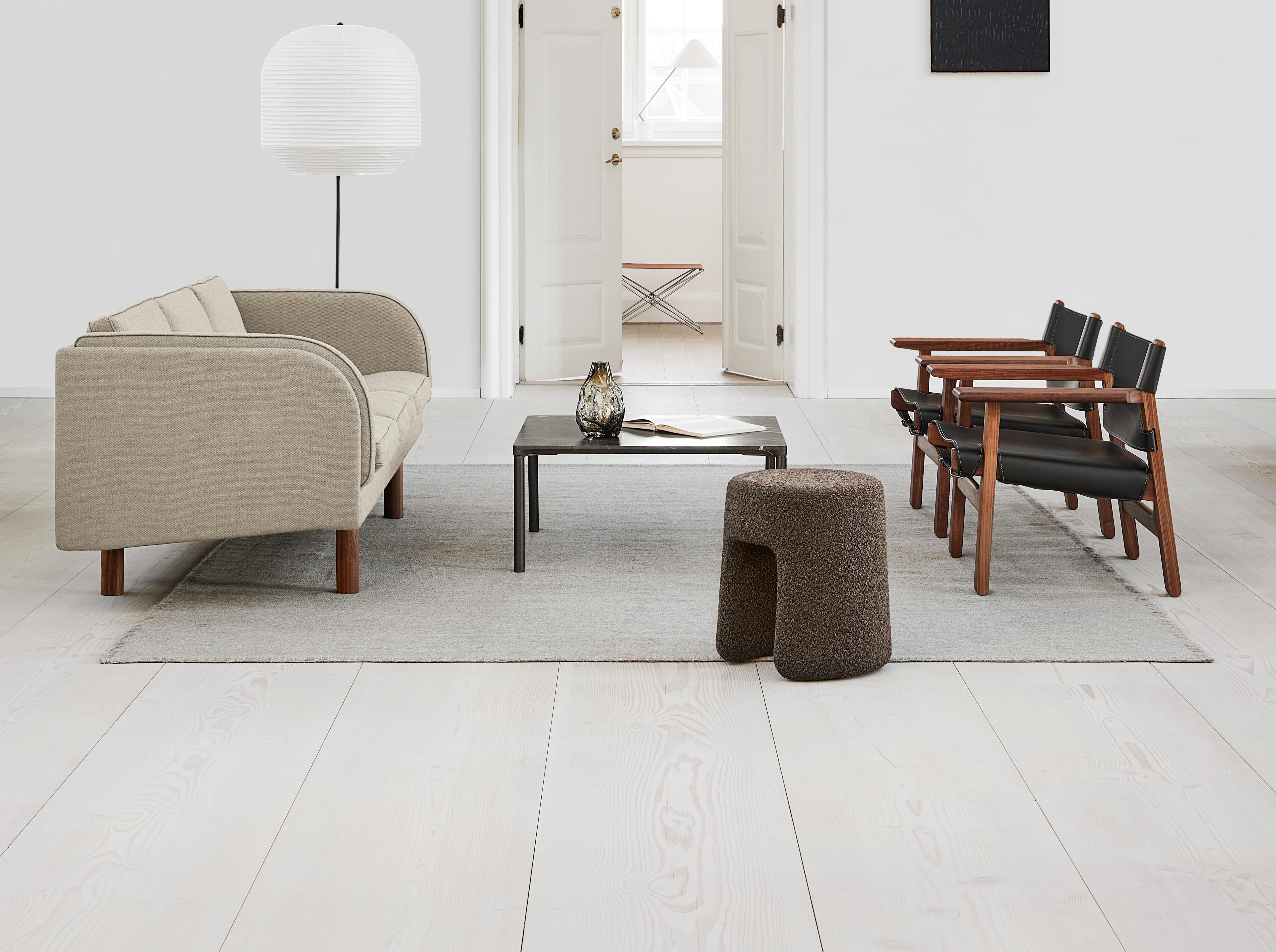 JG Sofa 3 seater - Fiord 0322 / Valnød olie