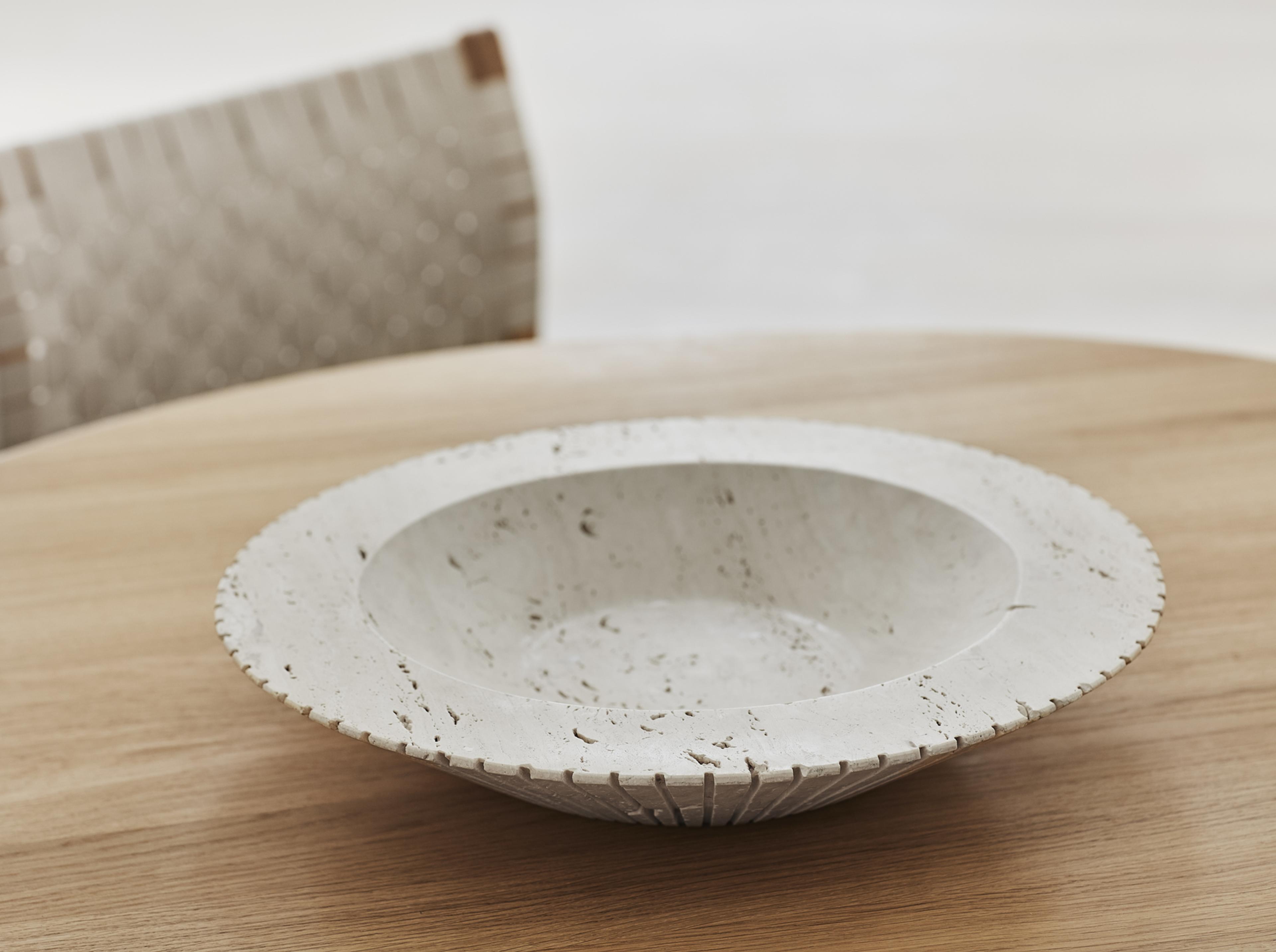 Locus Bowl - Travertine