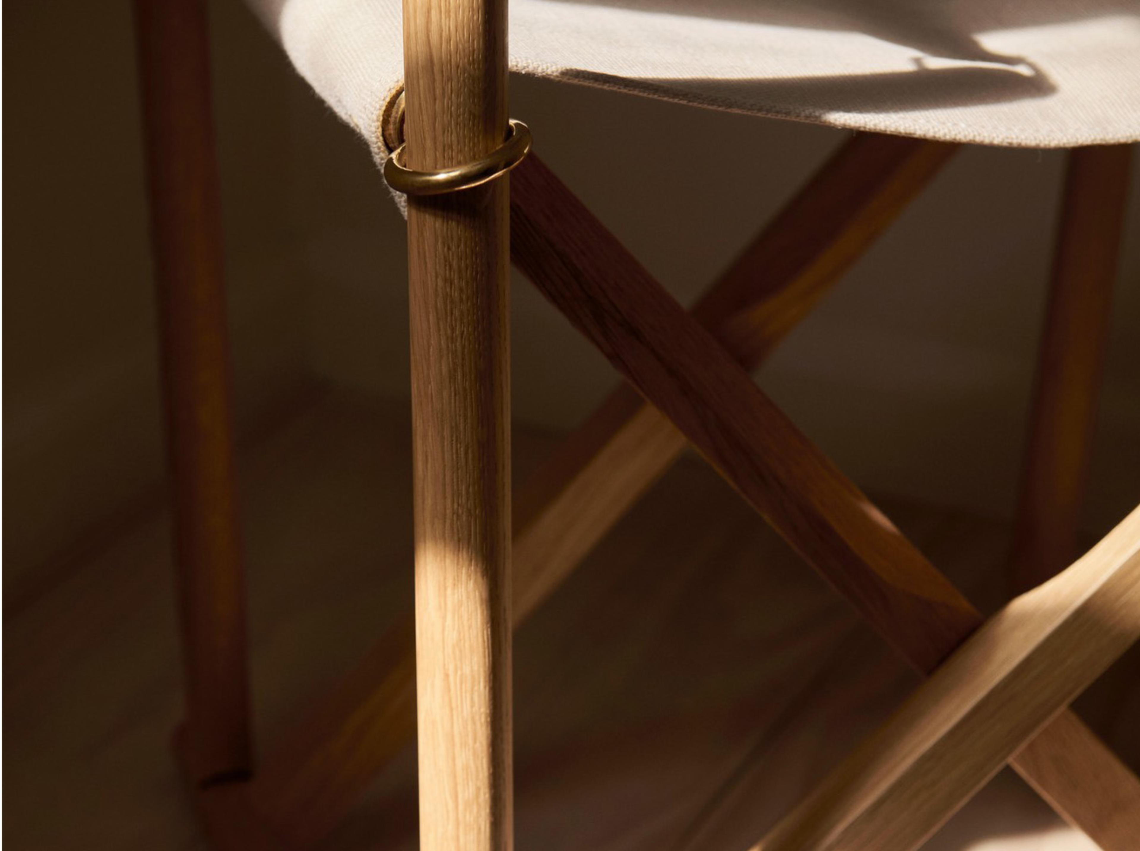 MK16 Folding Chair - Canvas / Oak Oil