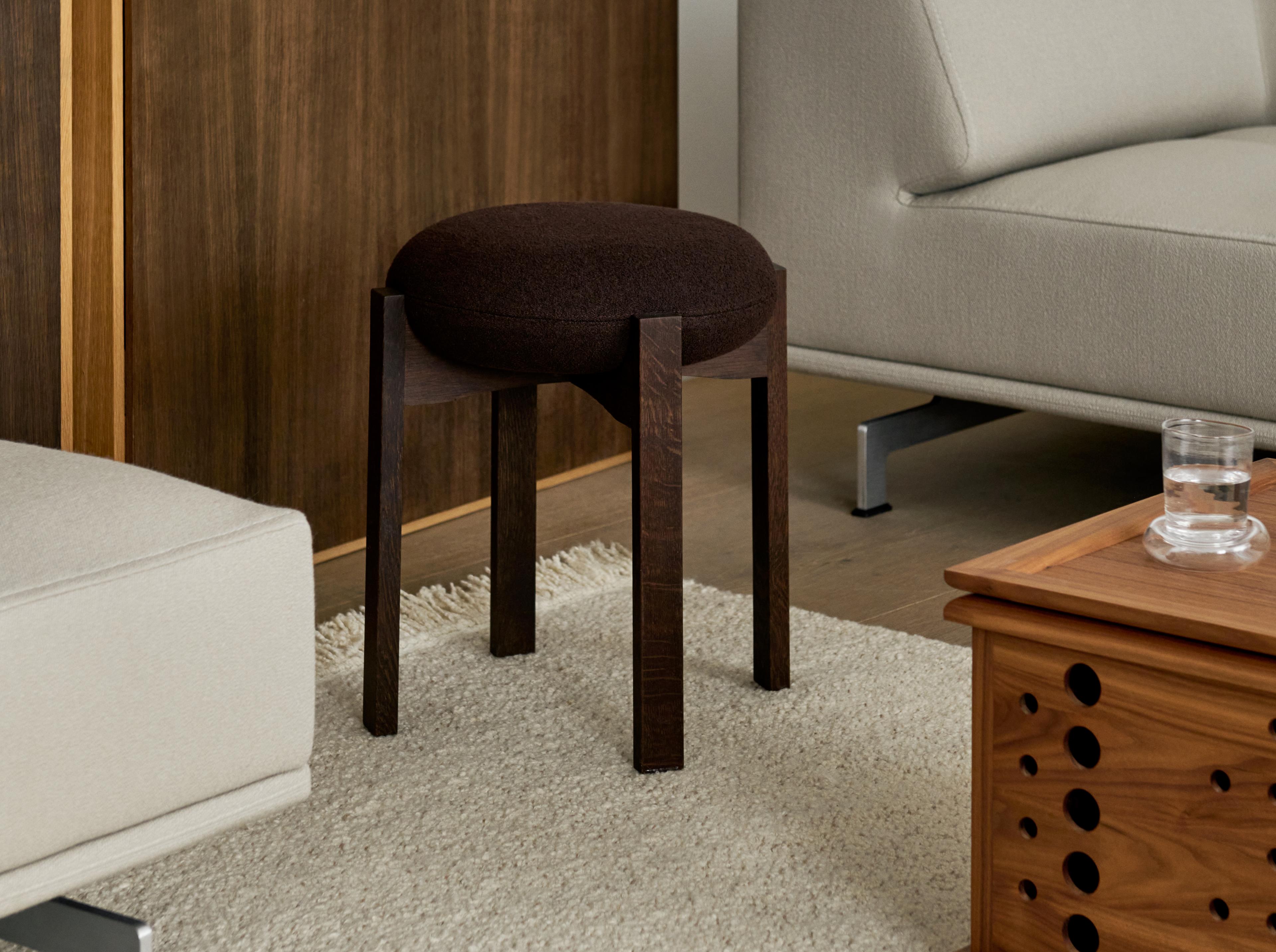 Pioneer Stool - Acca 381 / Smoked Oak Stained