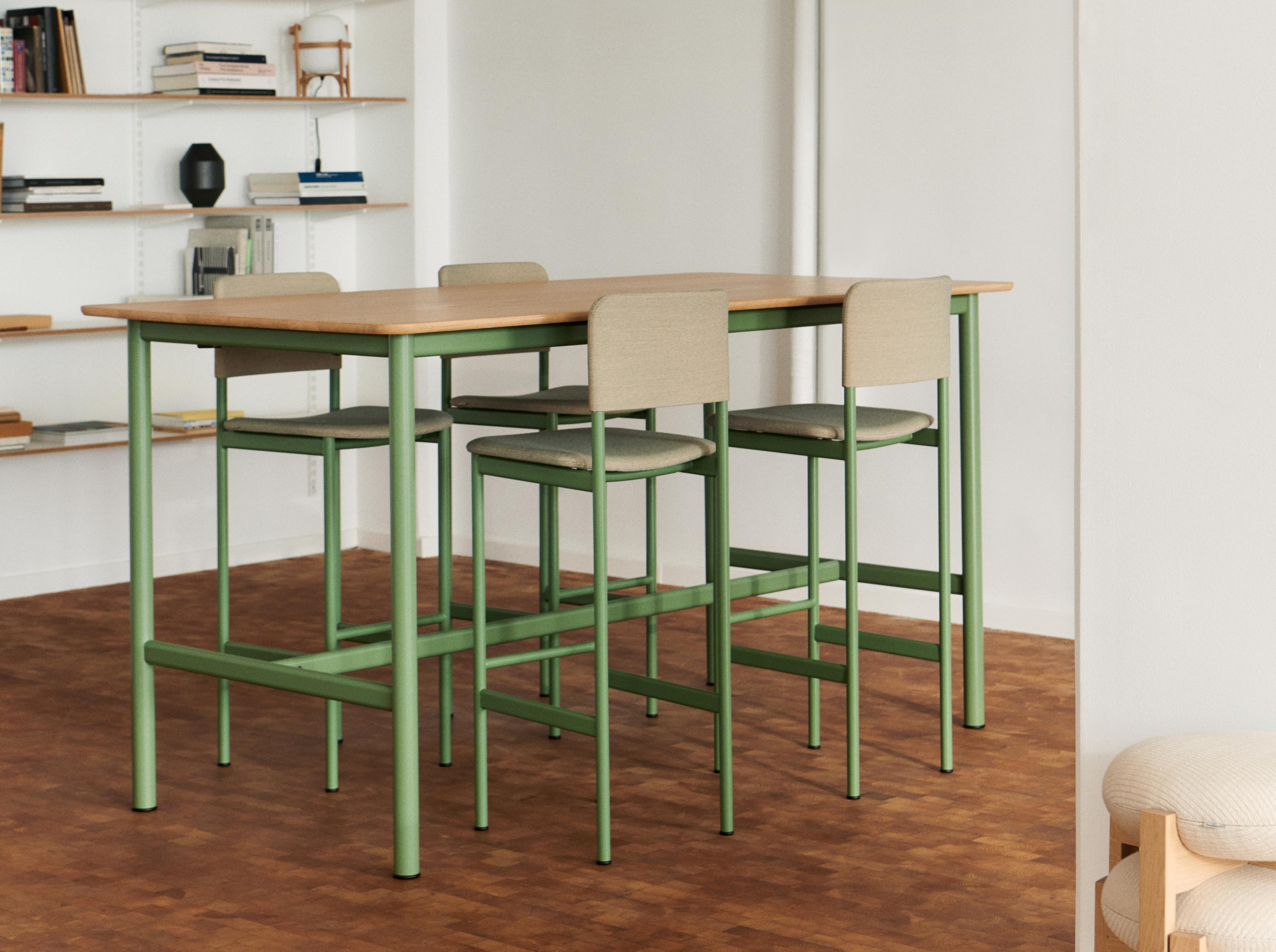 Plan High Table - Eg Lys olie / Modernist Green (Højde 105)