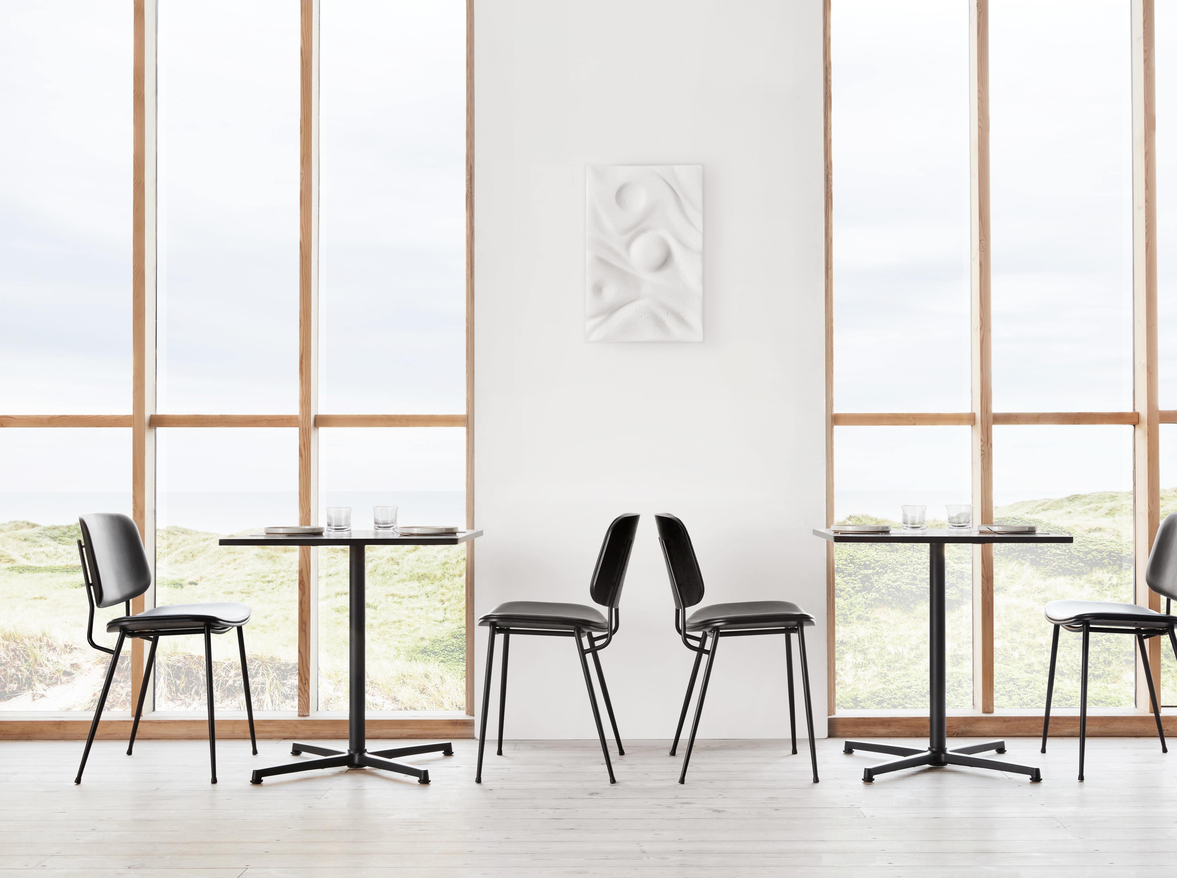 Søborg Chair - Leather 88 Primo / Black lacquered oak