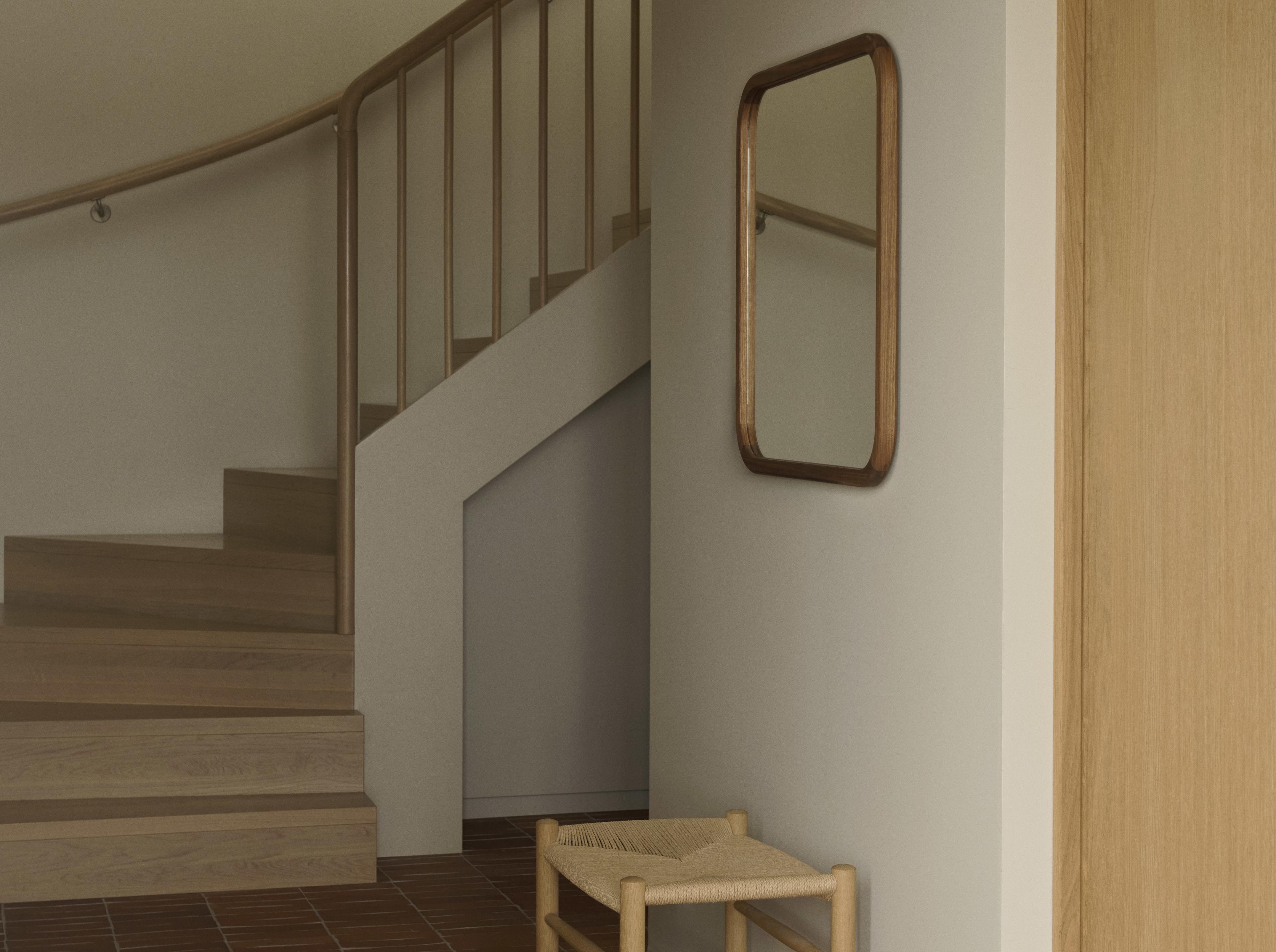 Silhouette Mirror - Walnut