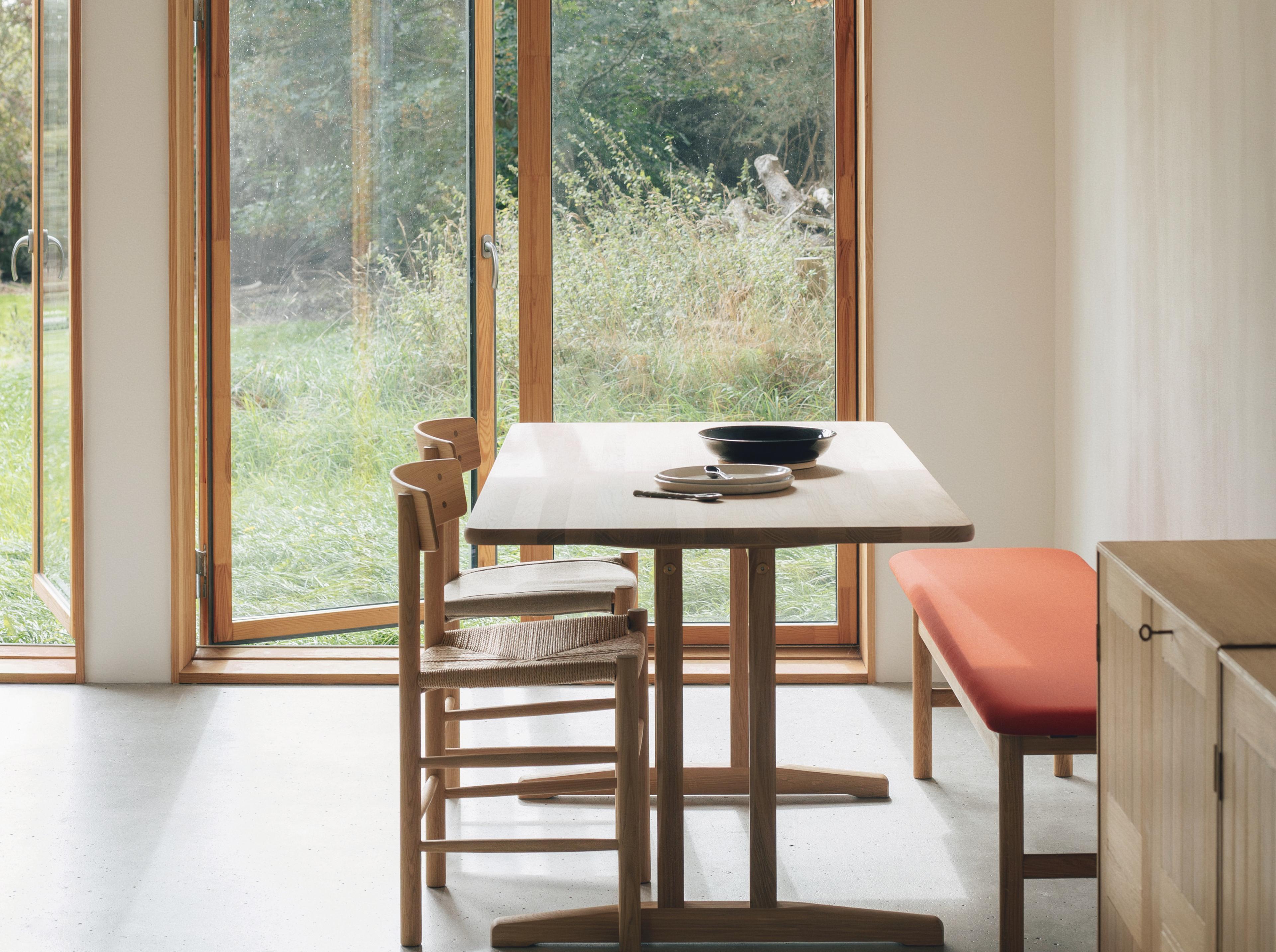 Mogensen 3172 Bench w/o back - Remix 643 / Oak oil