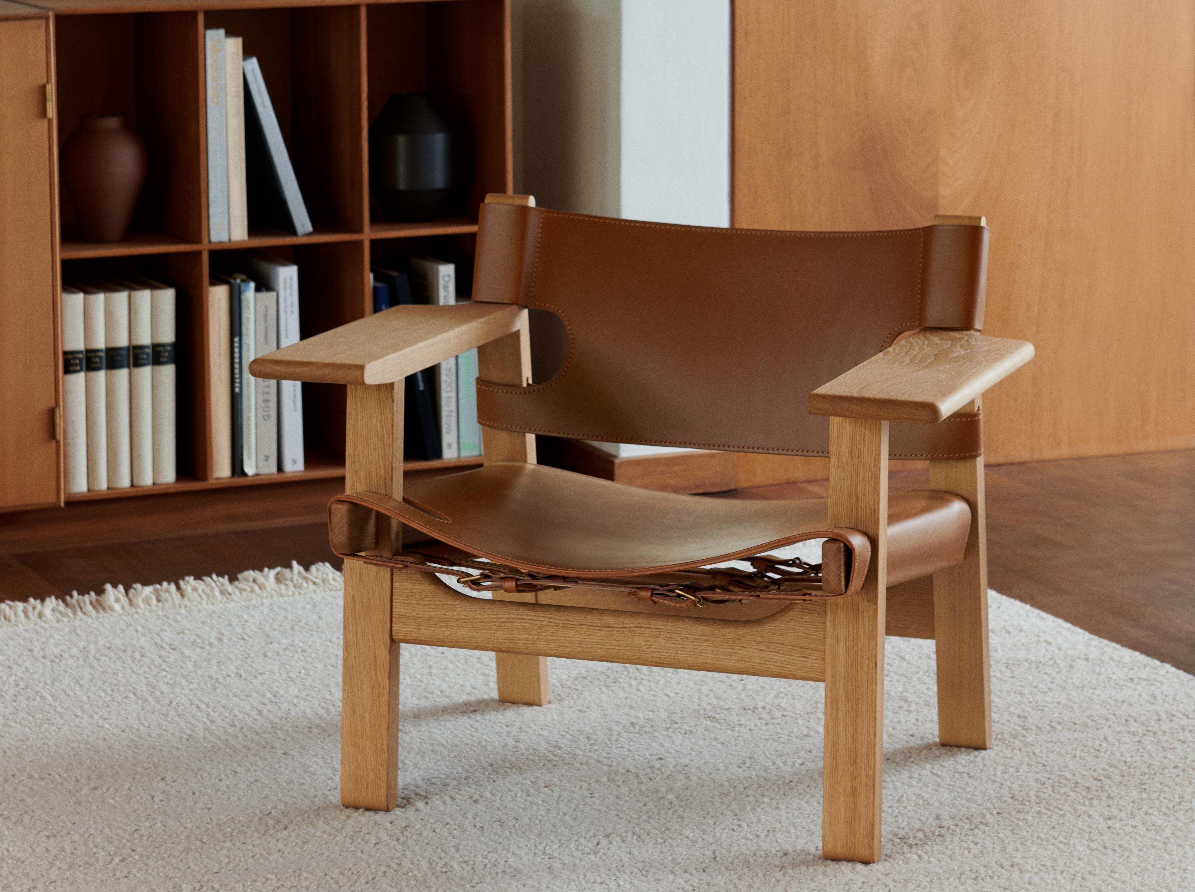 The Spanish Chair - Oak oil / Cognac leather