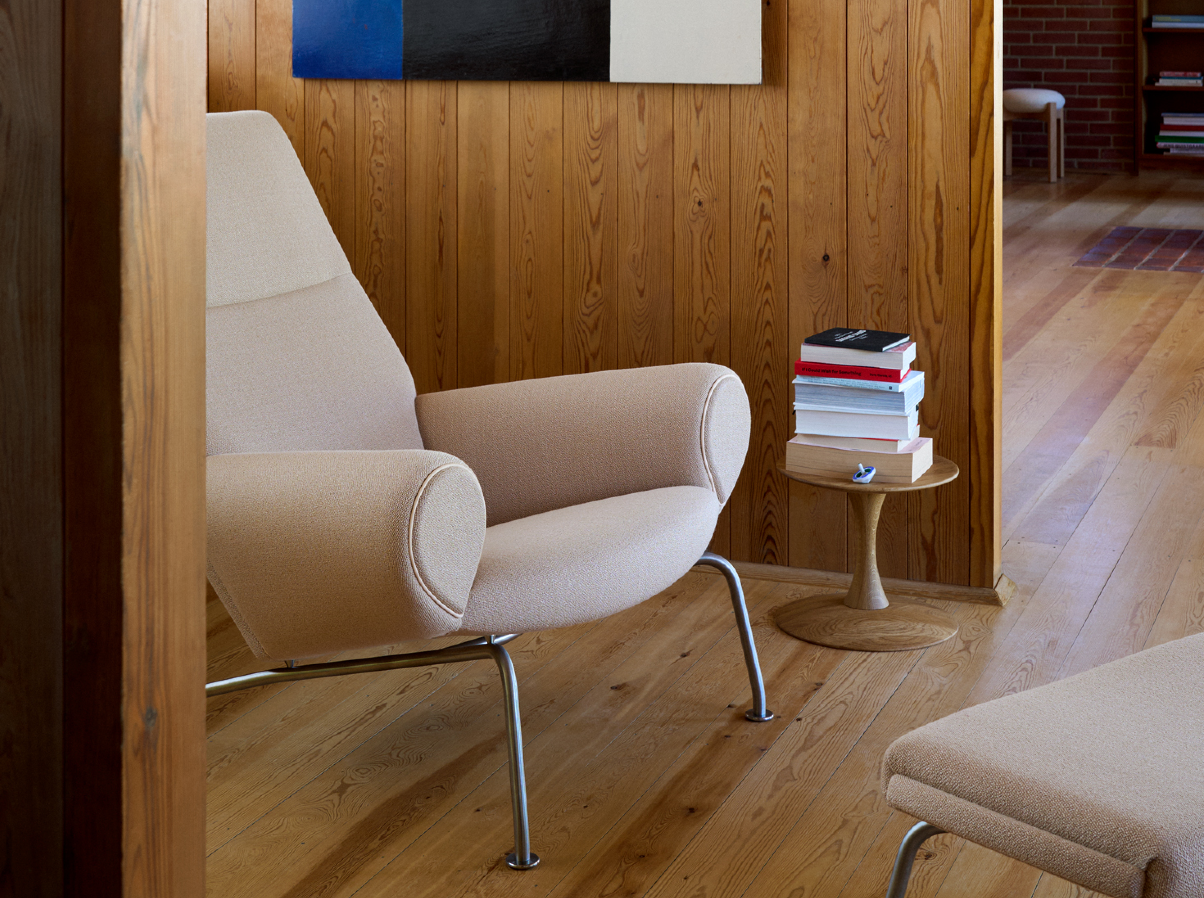 Wegner Queen Chair - Vidar Duo 248 / Vegeta 90 / Stel i børstet stål