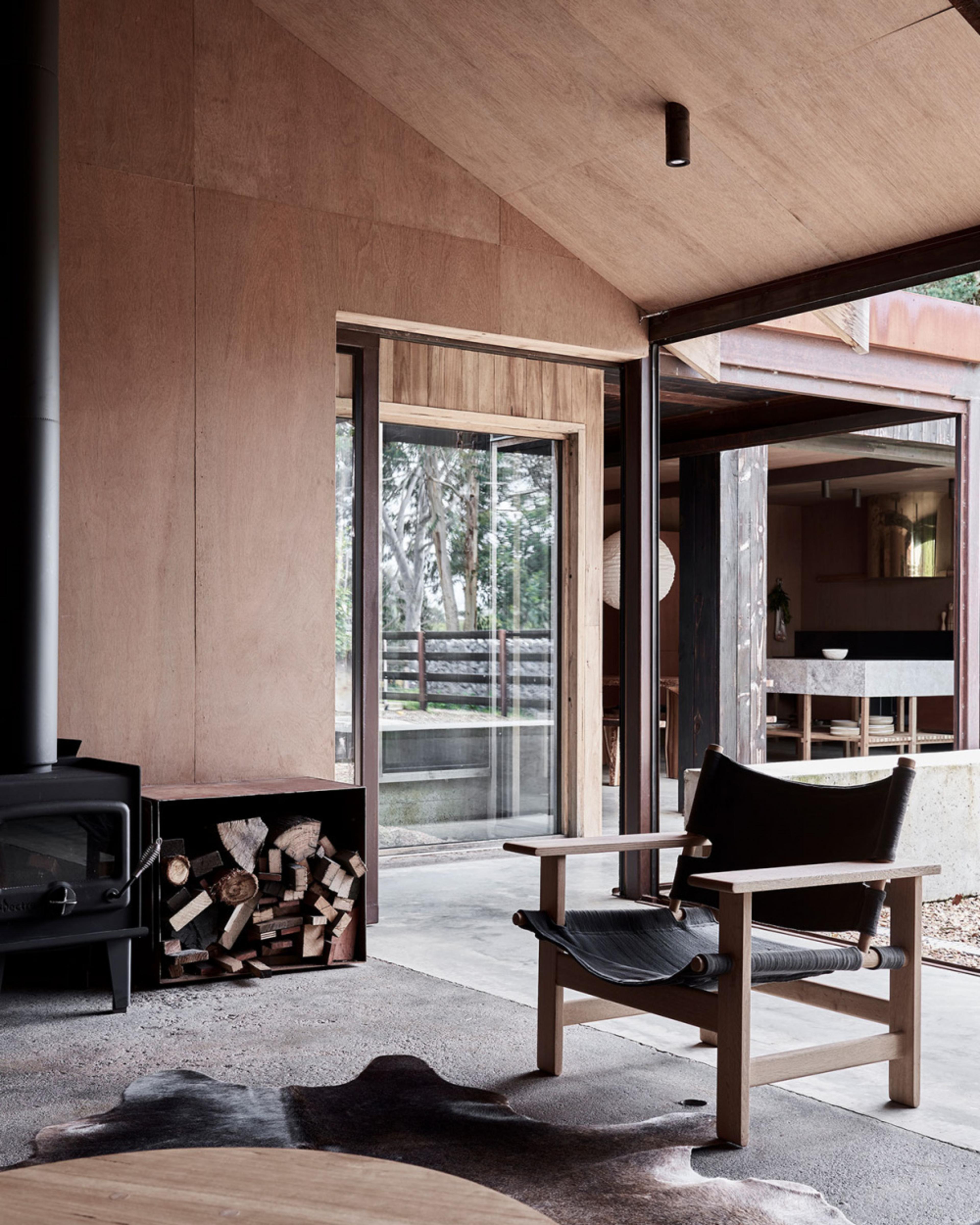 The Canvas Chair by Børge Mogensen in a Farm in Australia