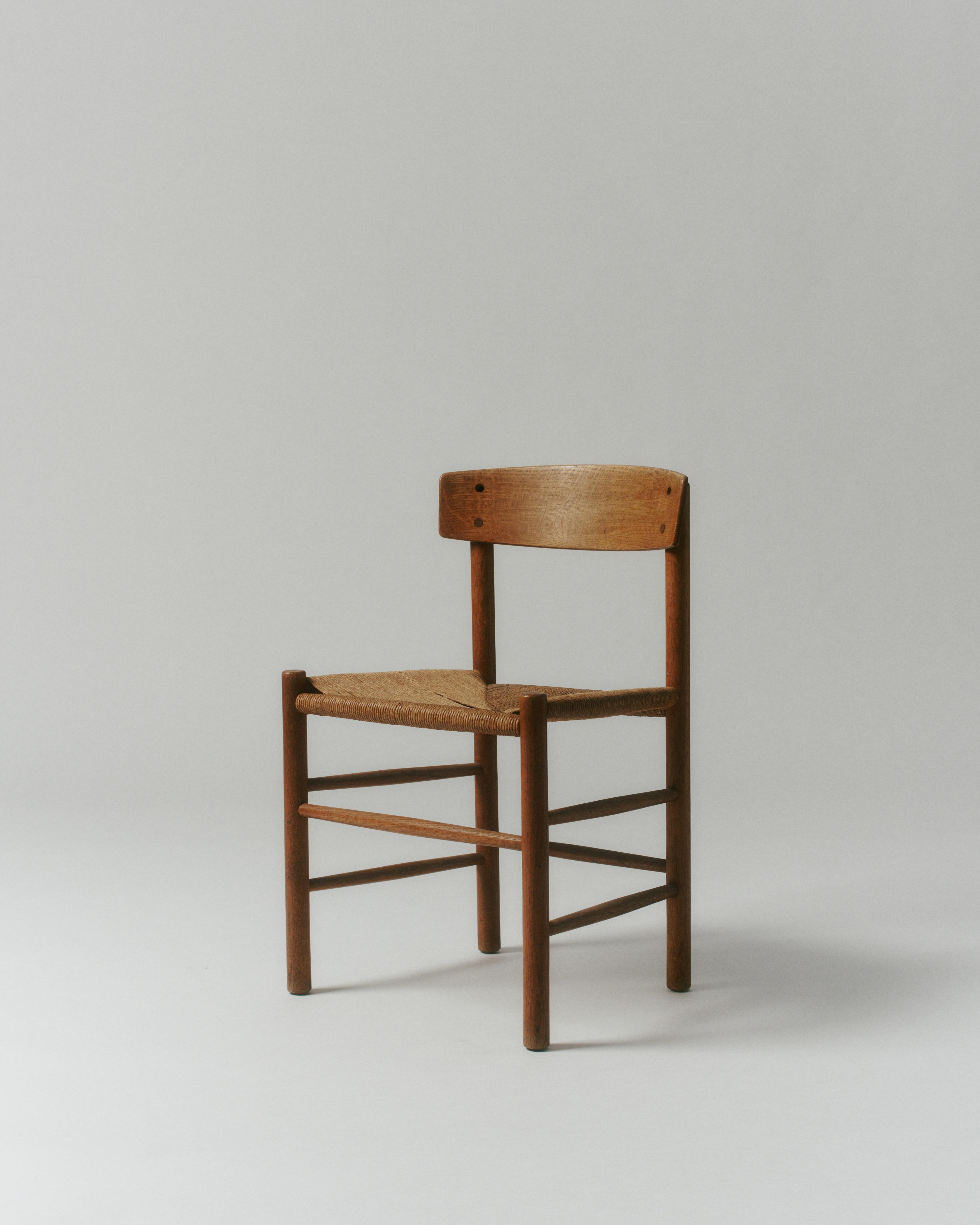 Vintage J39 Chair designed by Børge Mogensen