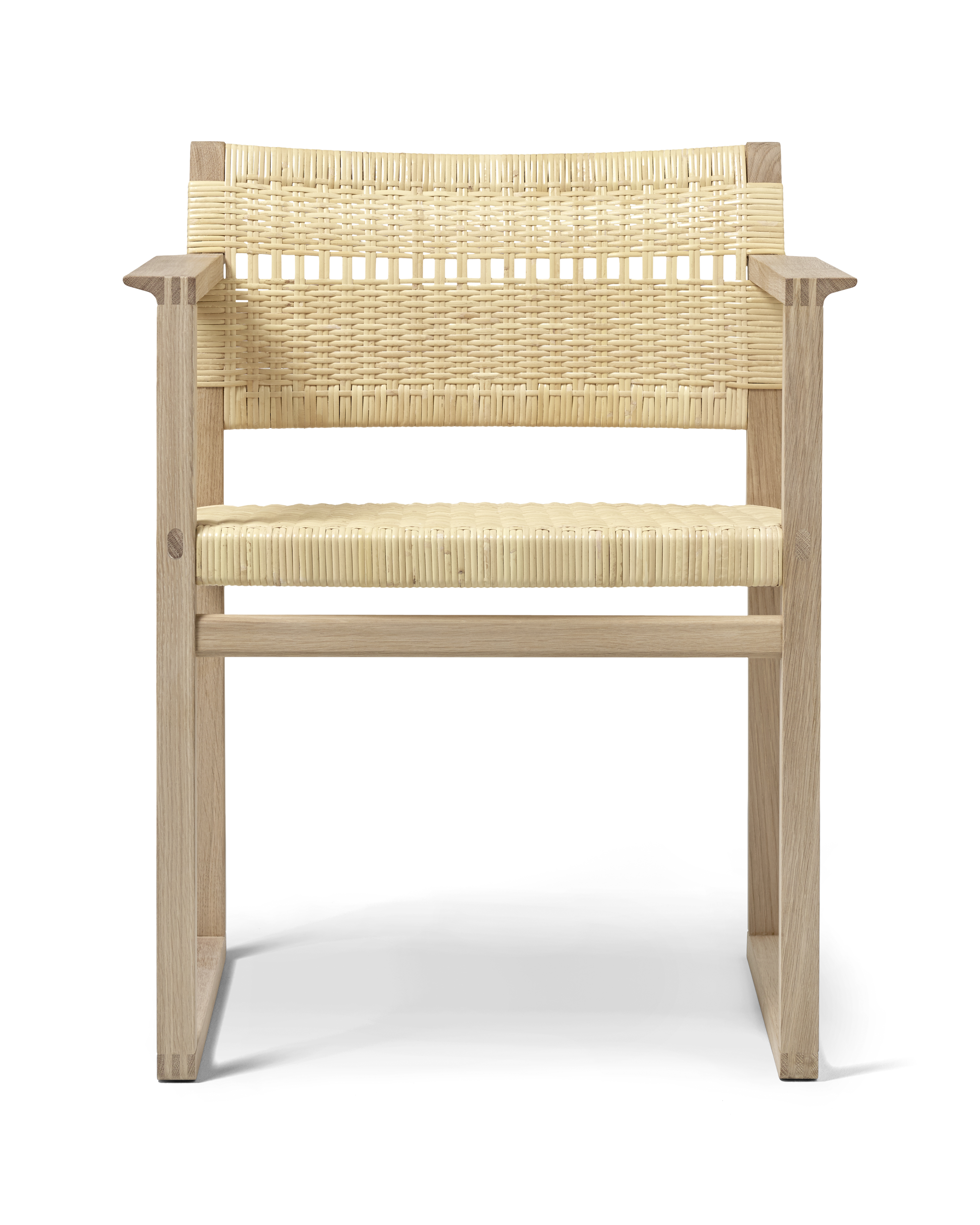 BM62 Chair - Cane wicker / Oak lacquered