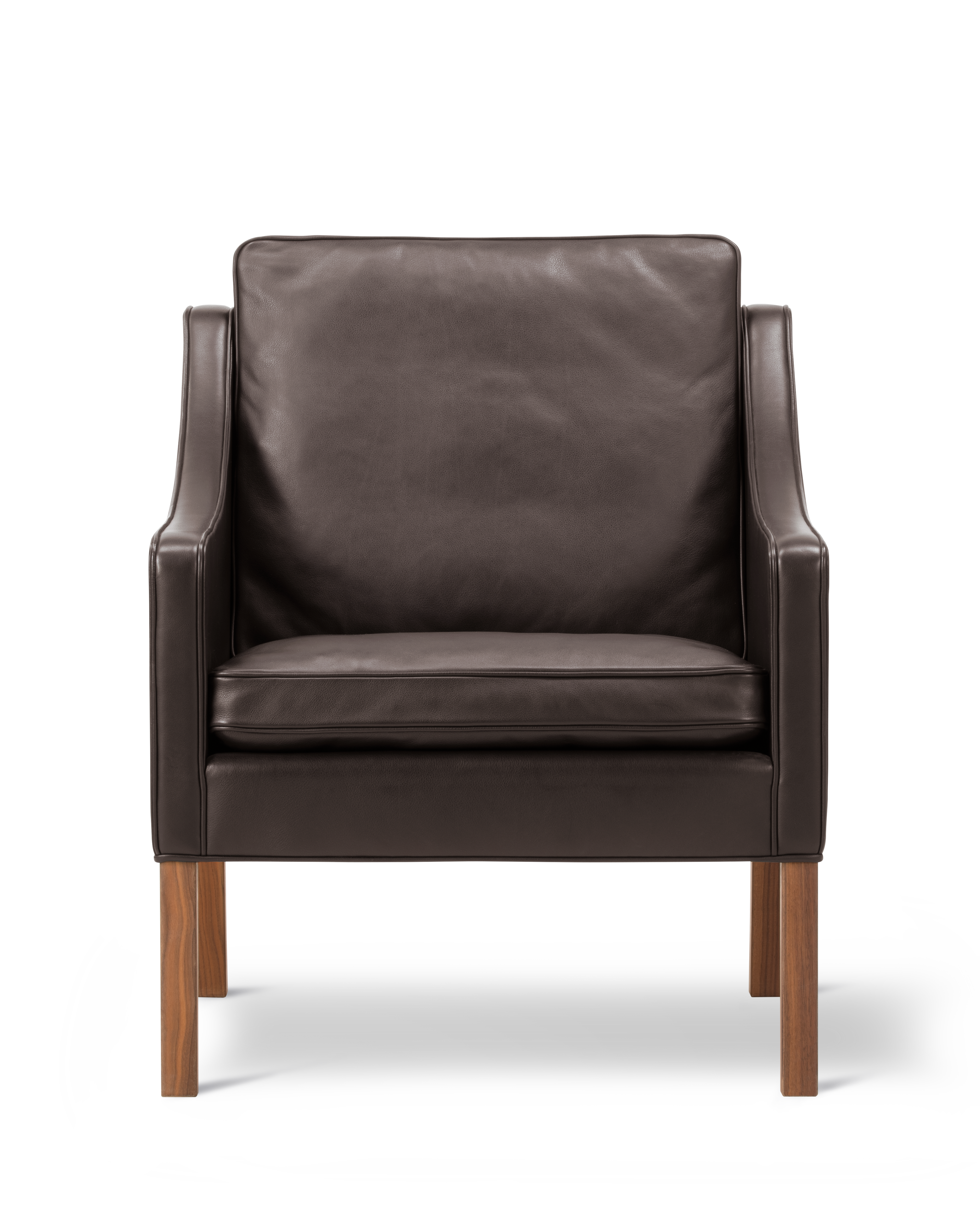 Mogensen 2207 Club Chair - Leather 906 Organic / Walnut oil