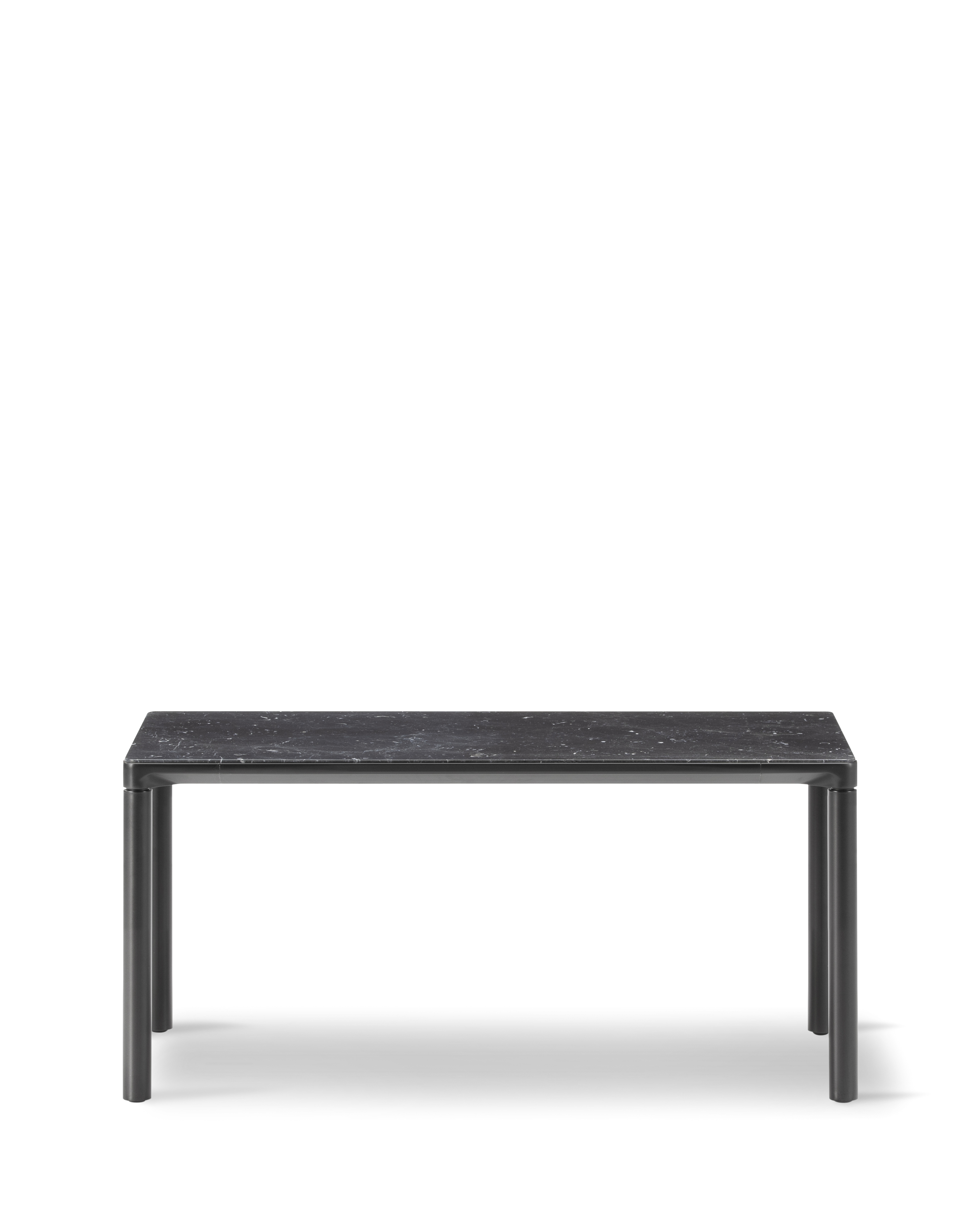 Piloti Alu - Black Marquina / Black aluminium (Height 35 cm)