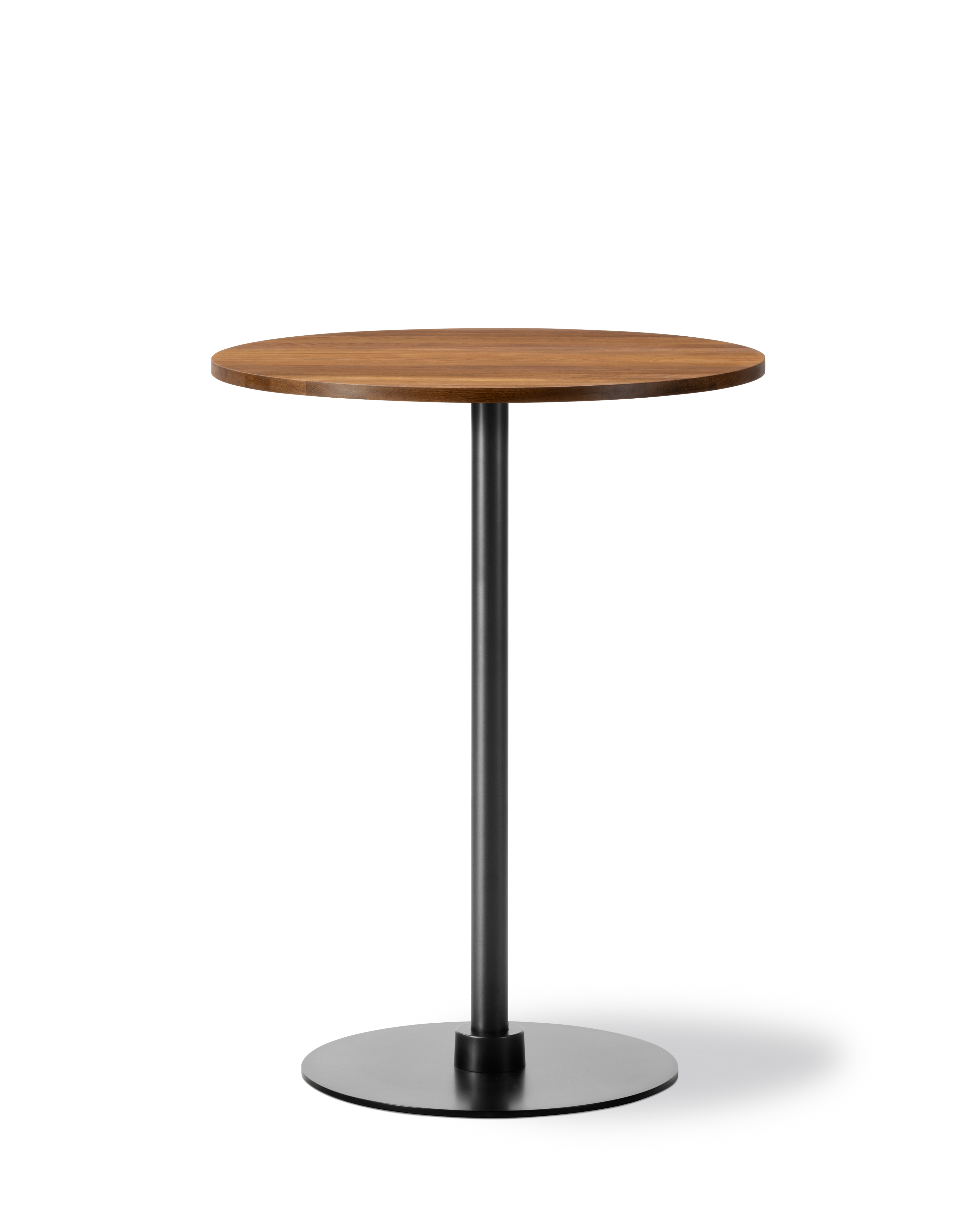 Plan Column Table - Røget eg / Sort (Højde 95 cm)