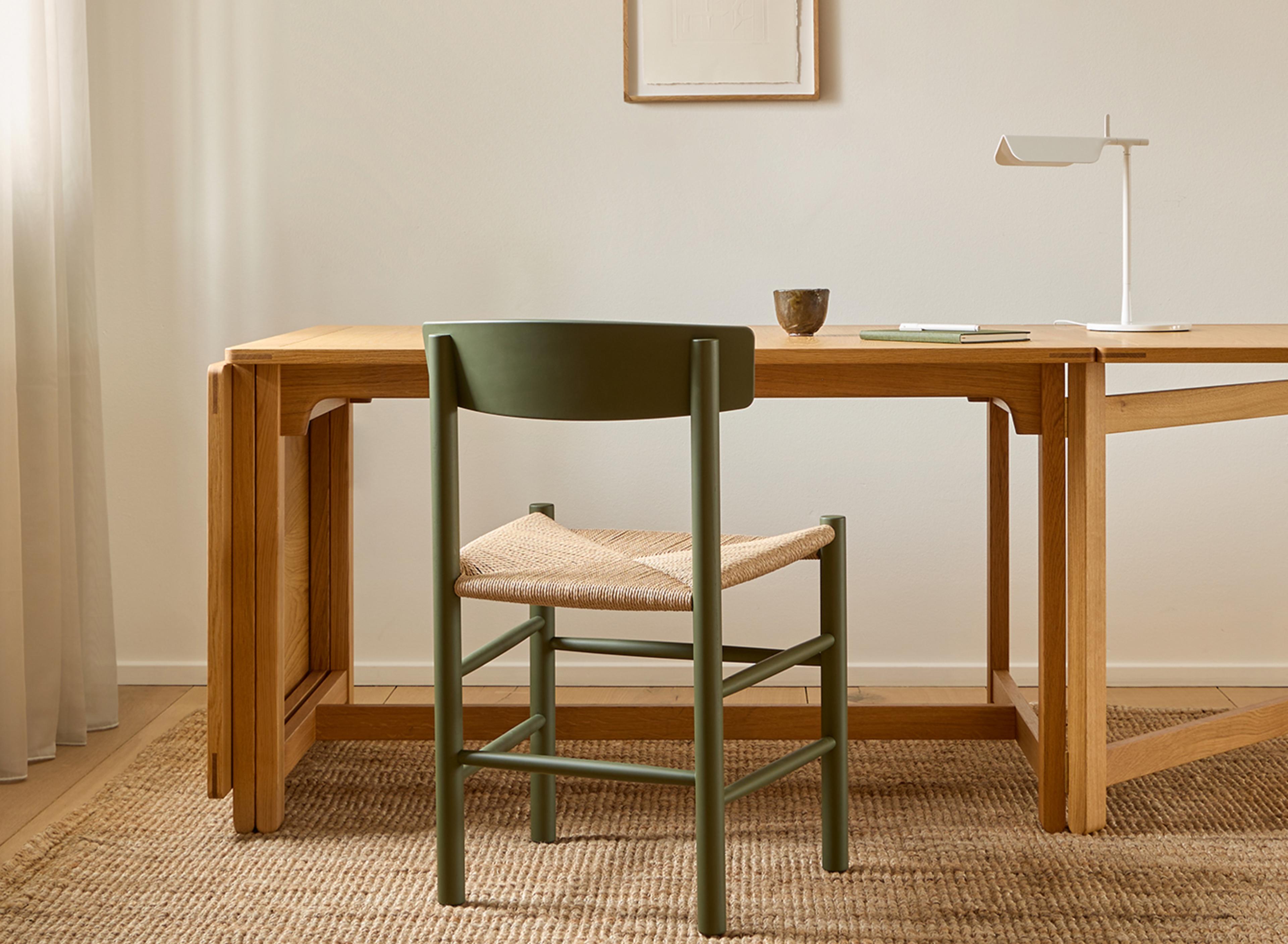 Mogensen J39 Chair - Khaki Green / Natural Paperchord