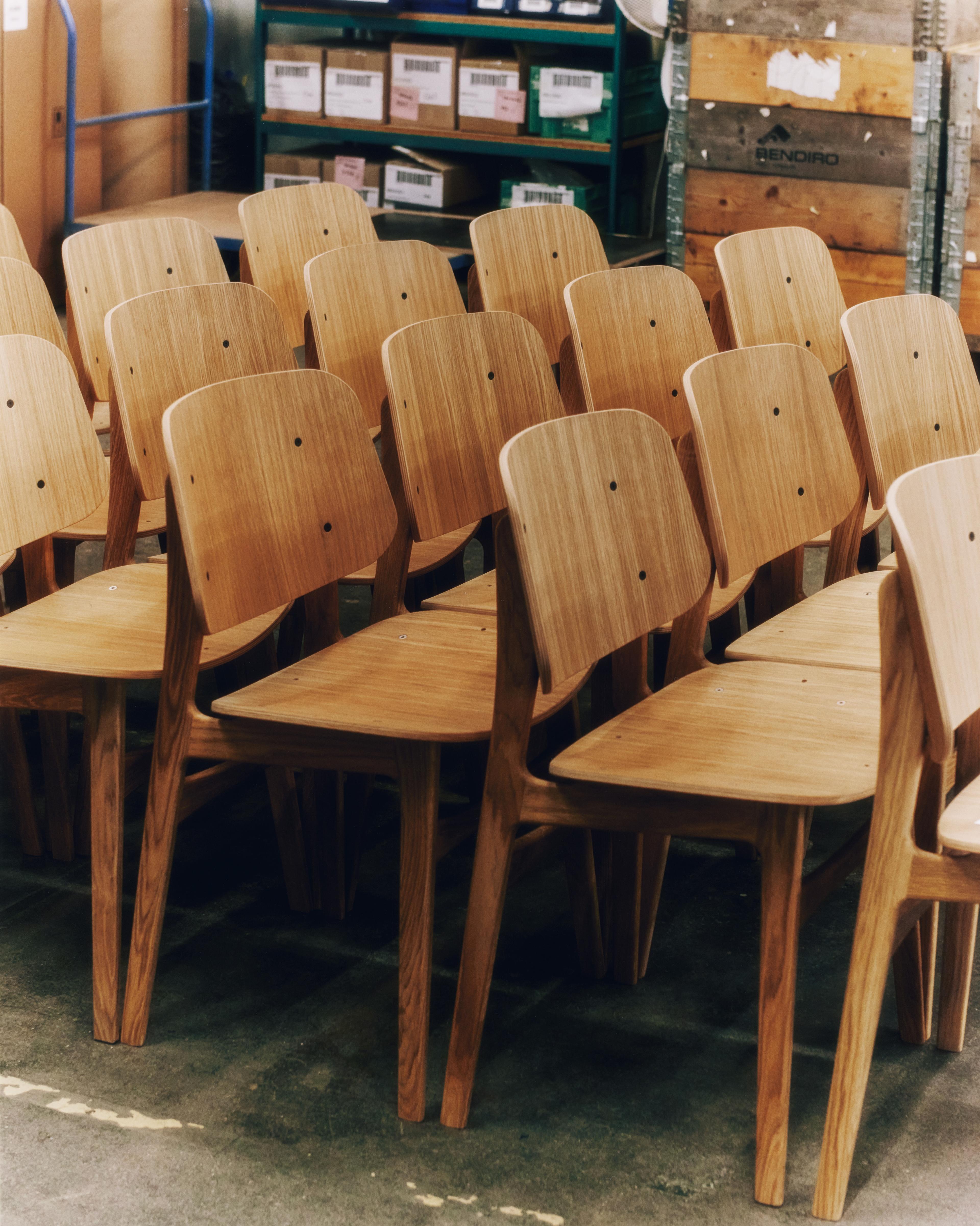 Søborg Chair by Børge Mogensen in oak