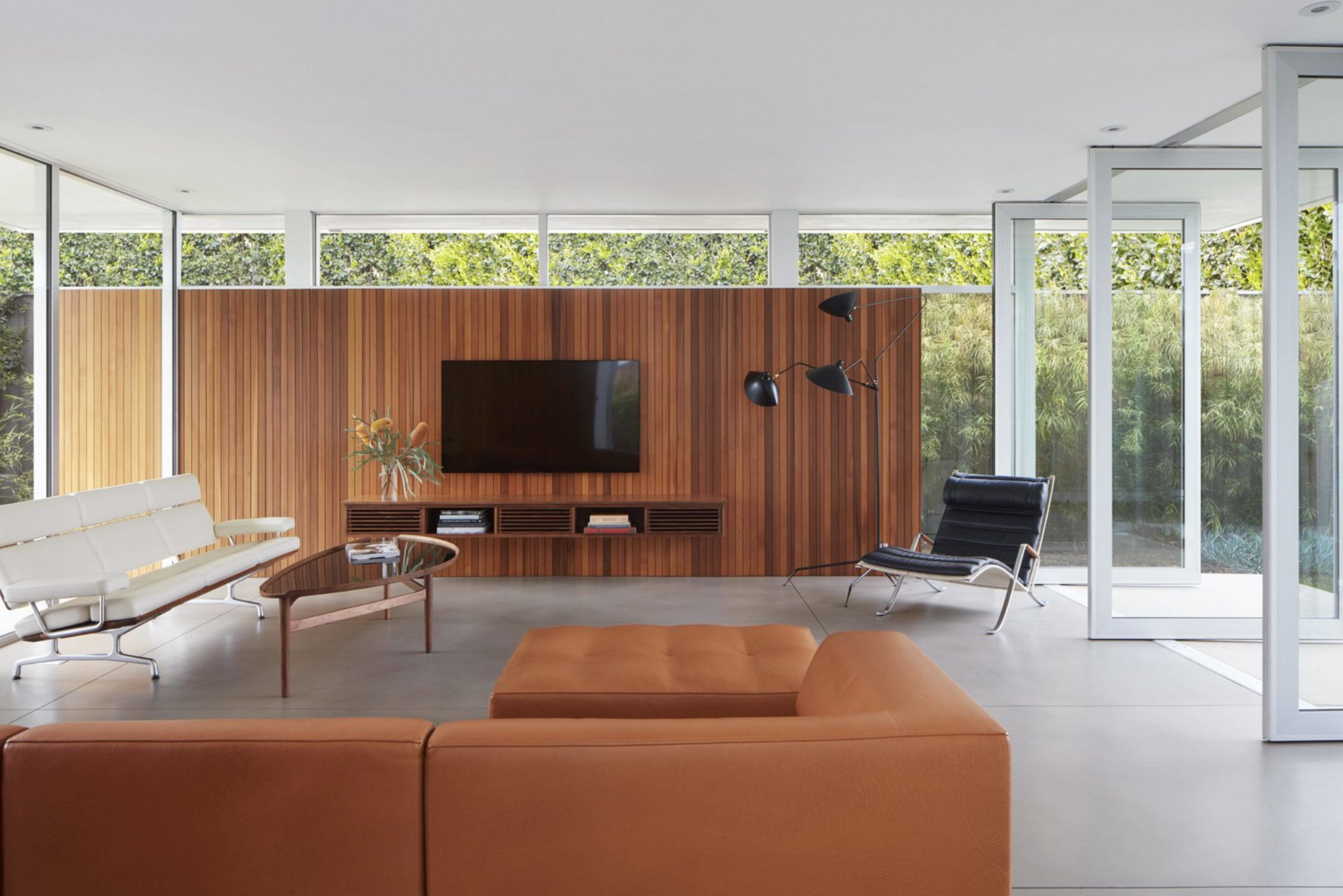 The Delphi Elements Sofa designed by Hannes Wettstein in a homish setting in Australia