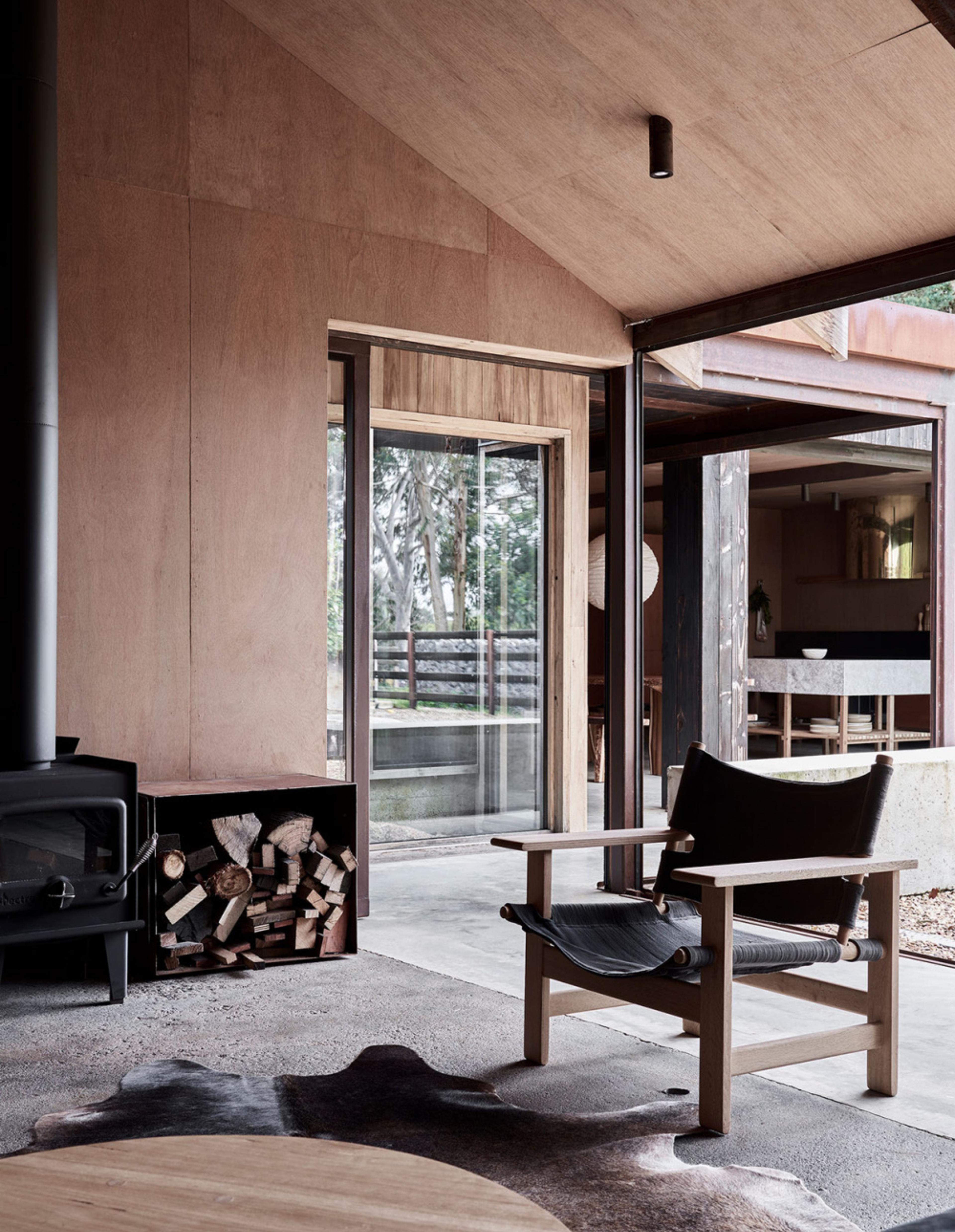 The Canvas Chair by Børge Mogensen in the Ross Farm Cabin