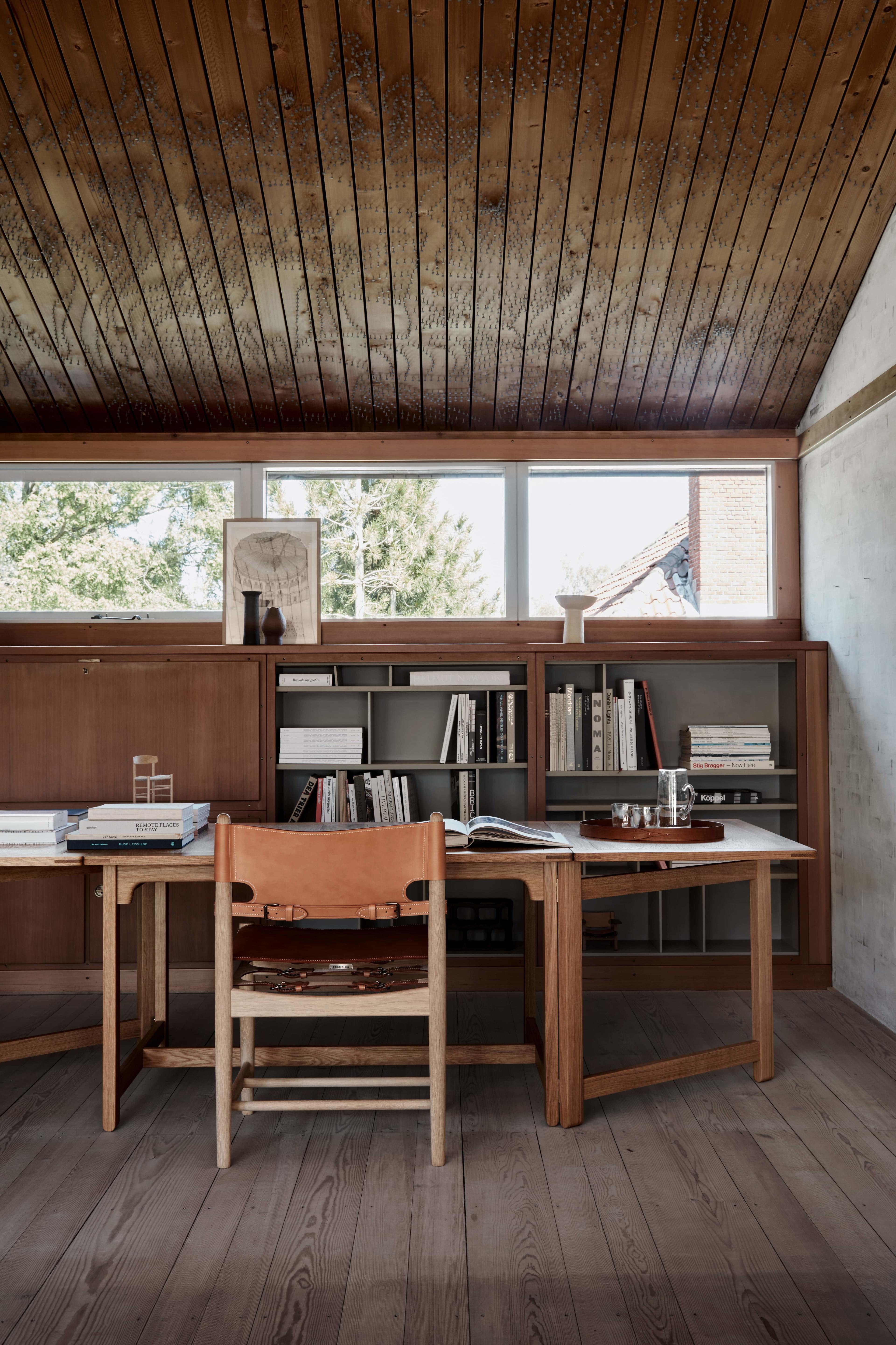 The Spanish Dining Chair and Library Table by Børge Mogensen