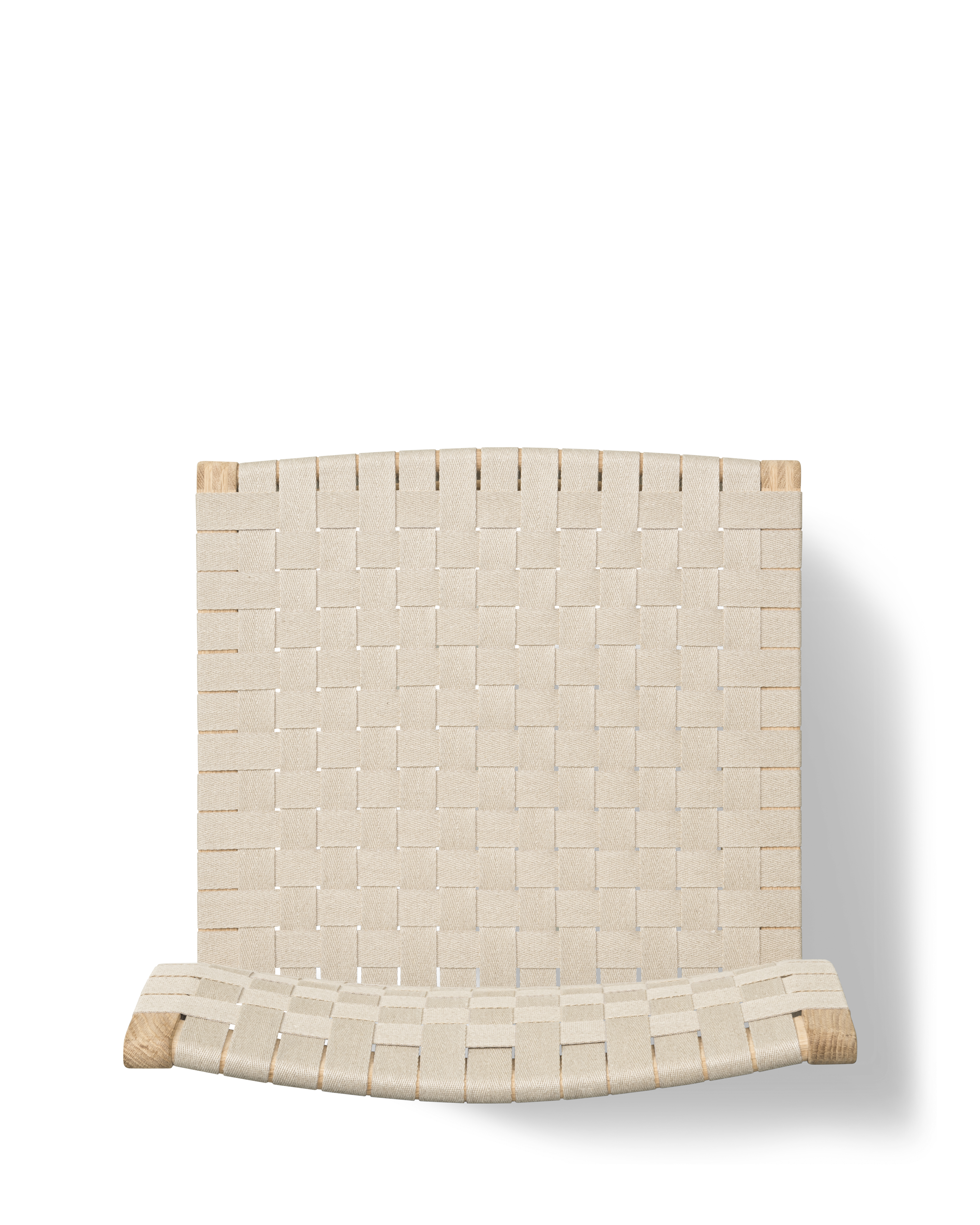 BM 61 Chair - Natural linen webbing / Oak oil