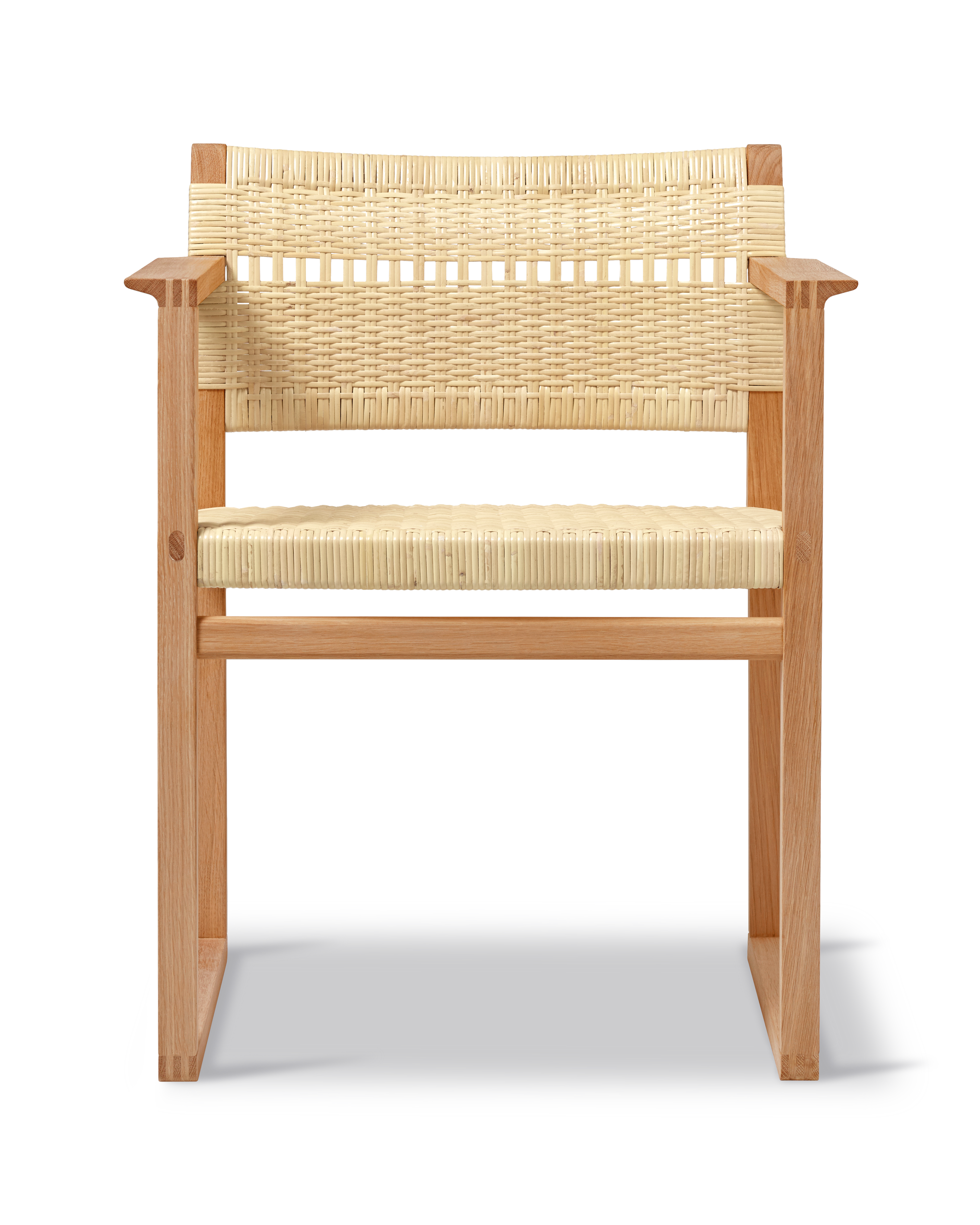 BM62 Chair - Cane Wicker / Oak oil