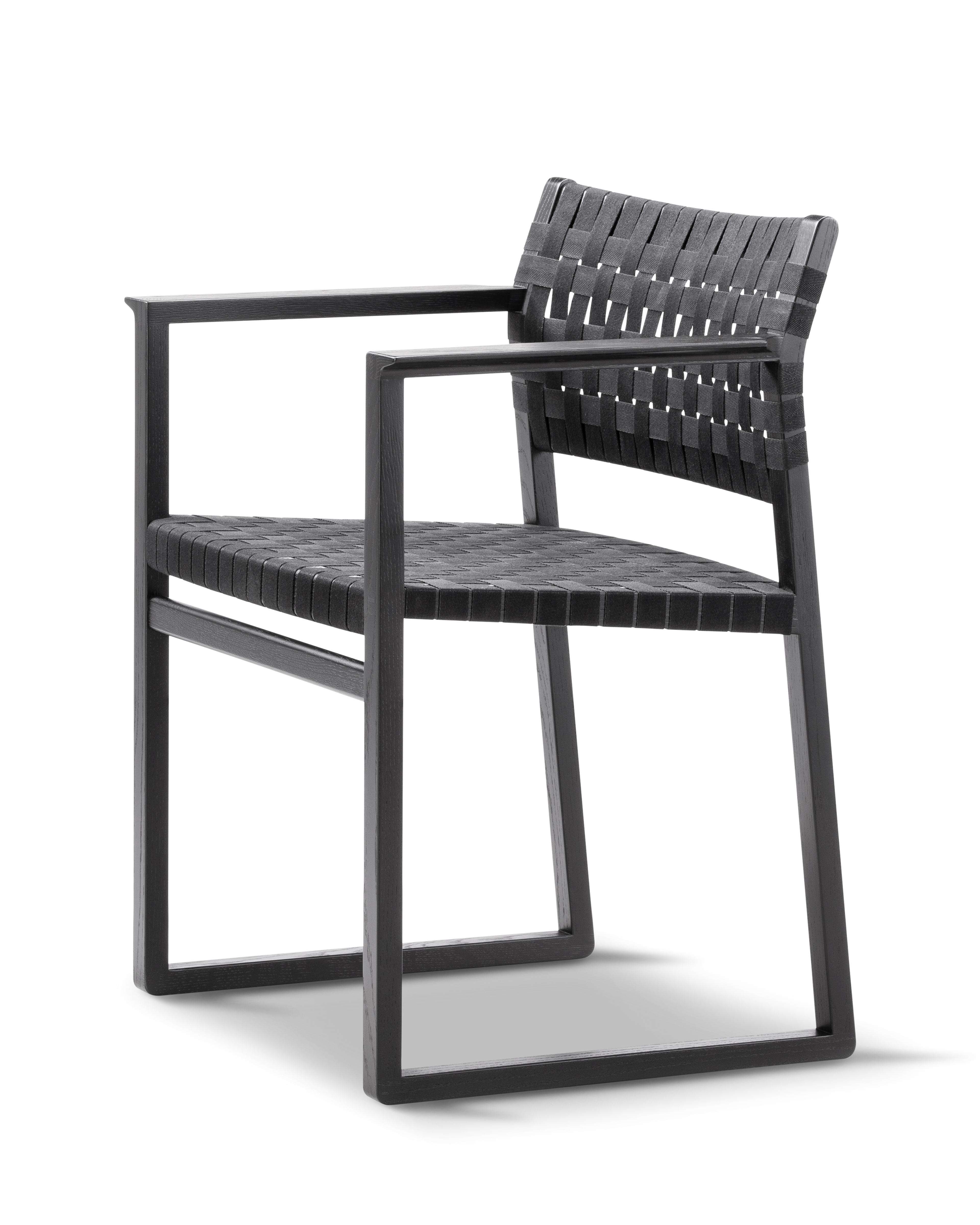 BM62 Chair - Sort gjordeflet / Sortlakeret eg