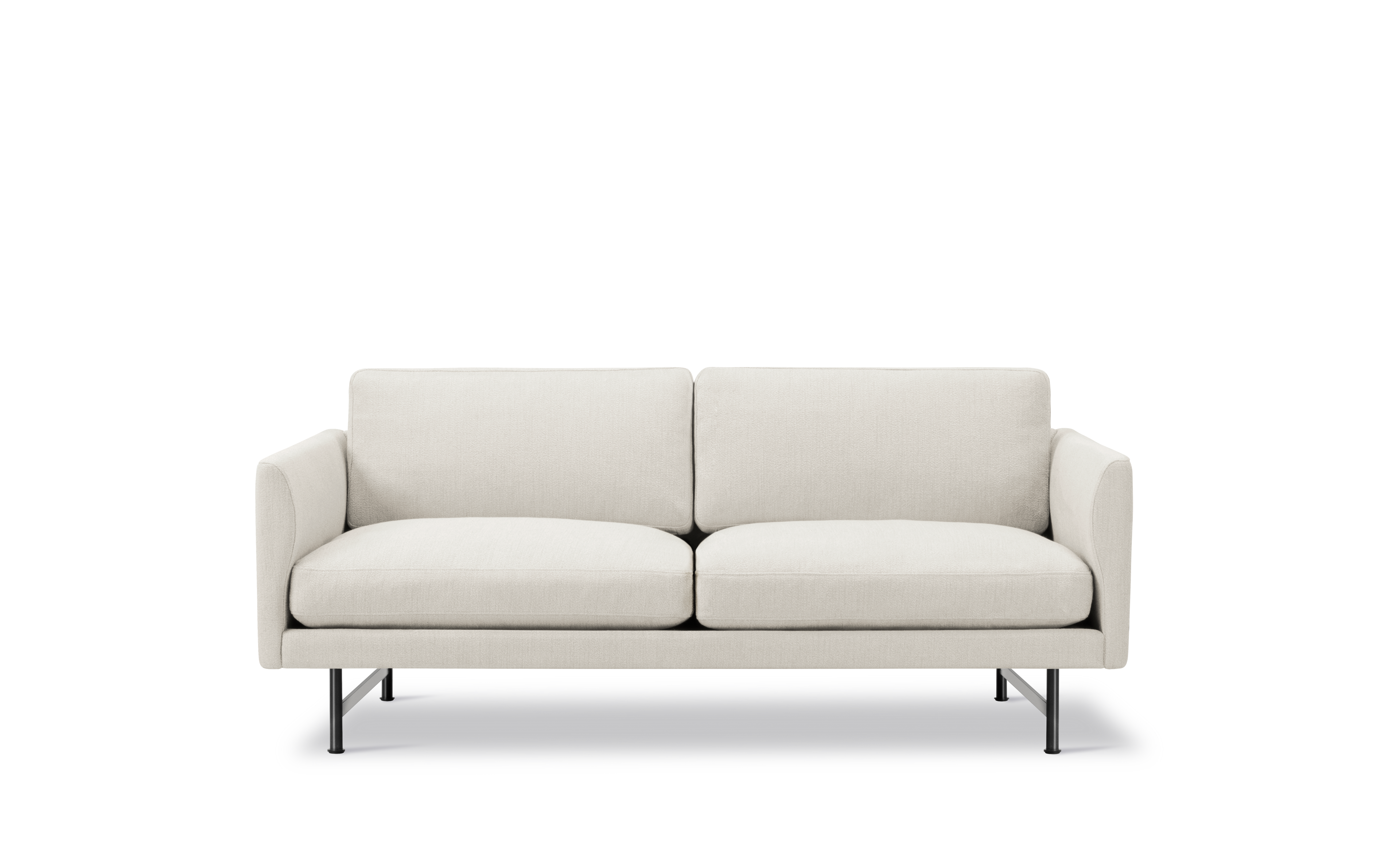 Calmo Sofa - Ecriture 0210 / Sort metal