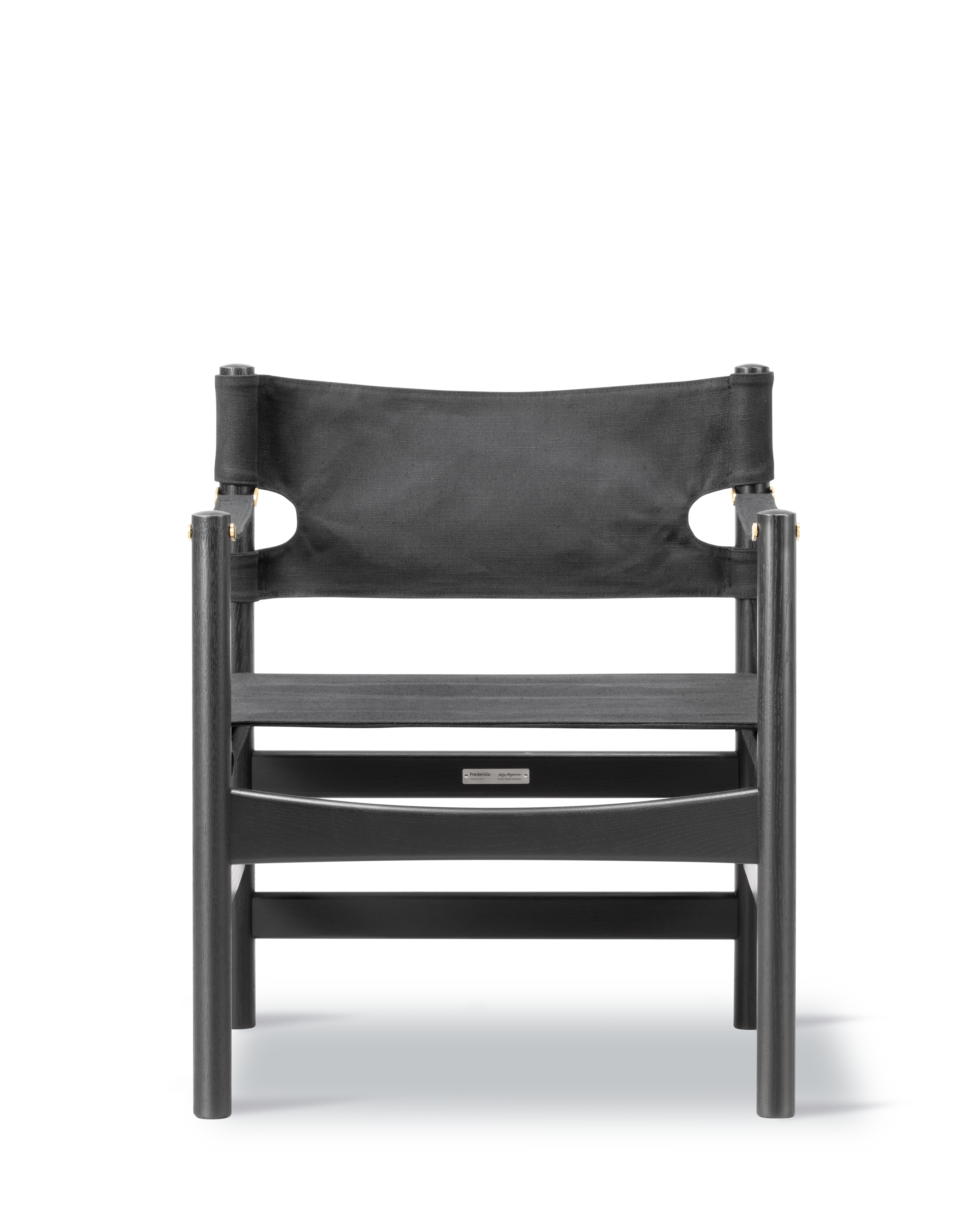 Canvas 21 Chair - Black Canvas / Black Lacquered Oak