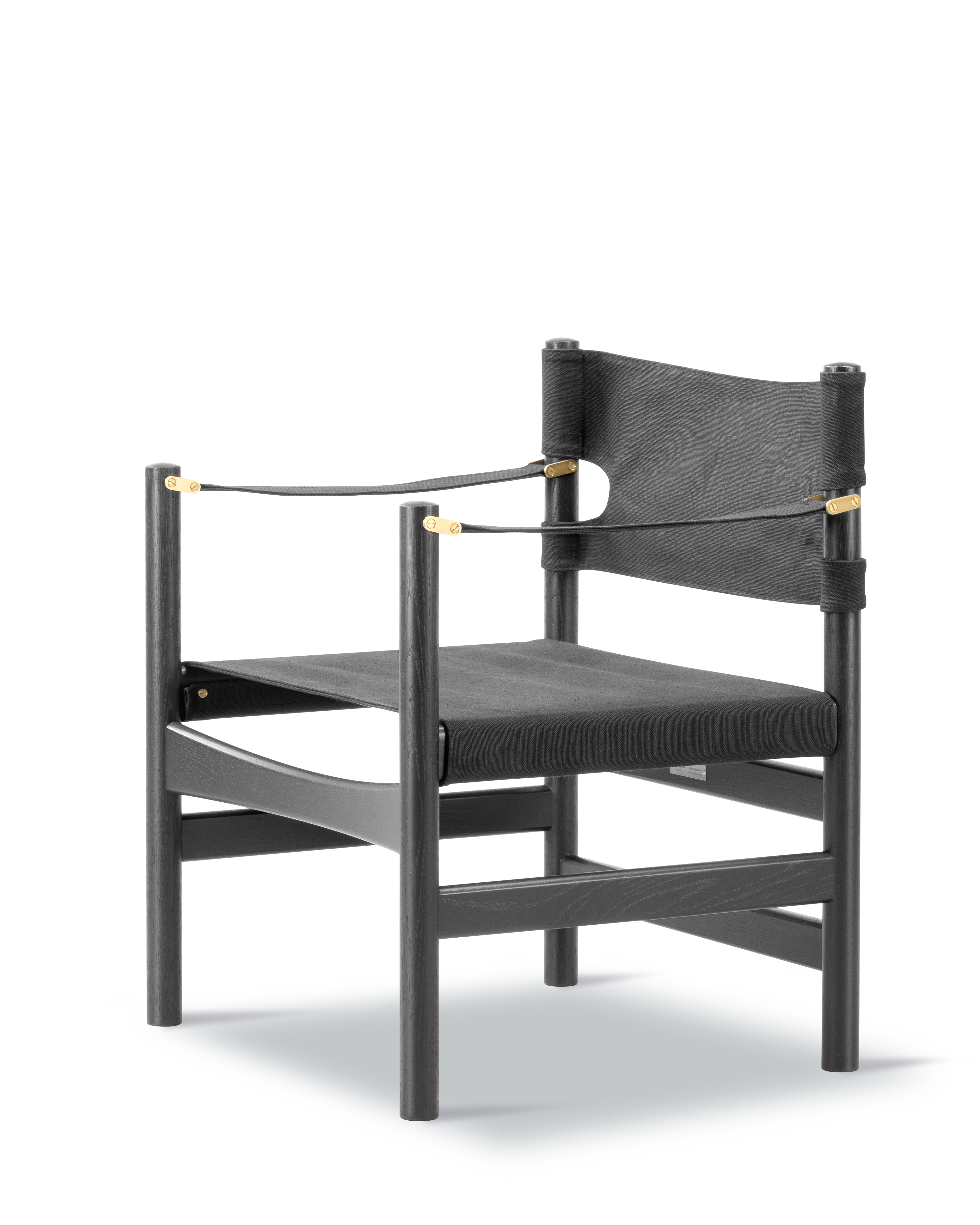 Canvas 21 Chair - Black Canvas / Black Lacquered Oak