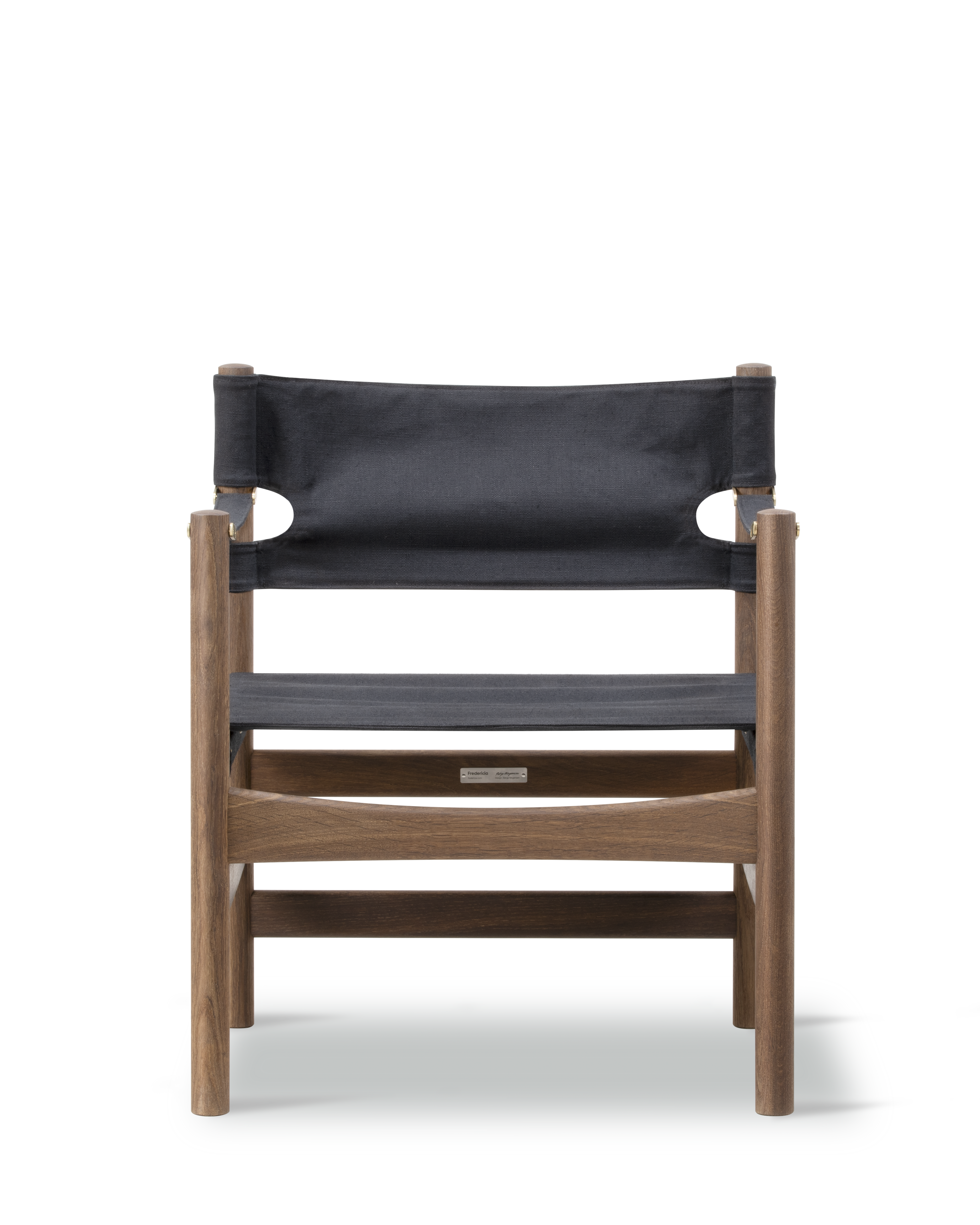 Canvas 21 Chair - Black Canvas / Smoked Oiled Oak