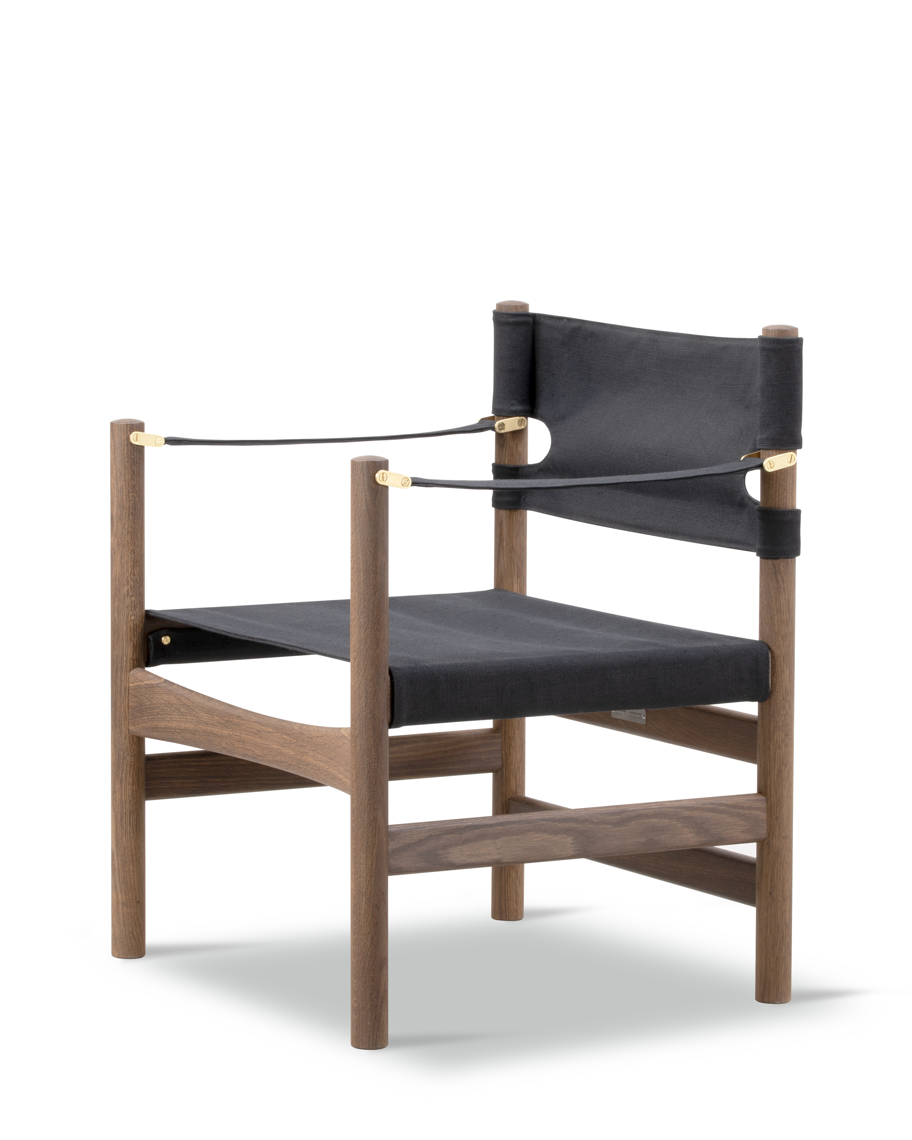 Canvas 21 Chair - Black Canvas / Smoked Oiled Oak