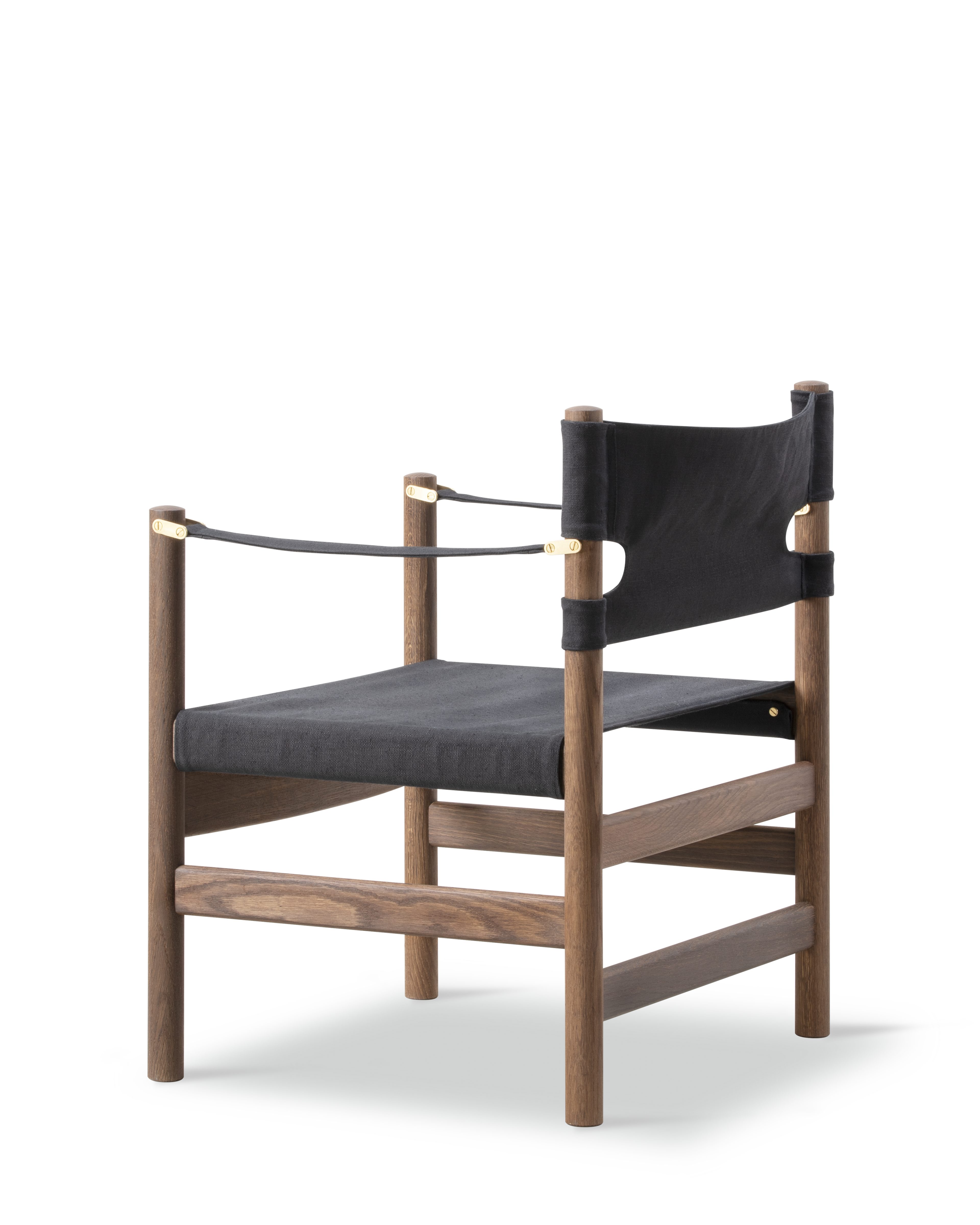 Canvas 21 Chair - Black Canvas / Smoked Oiled Oak