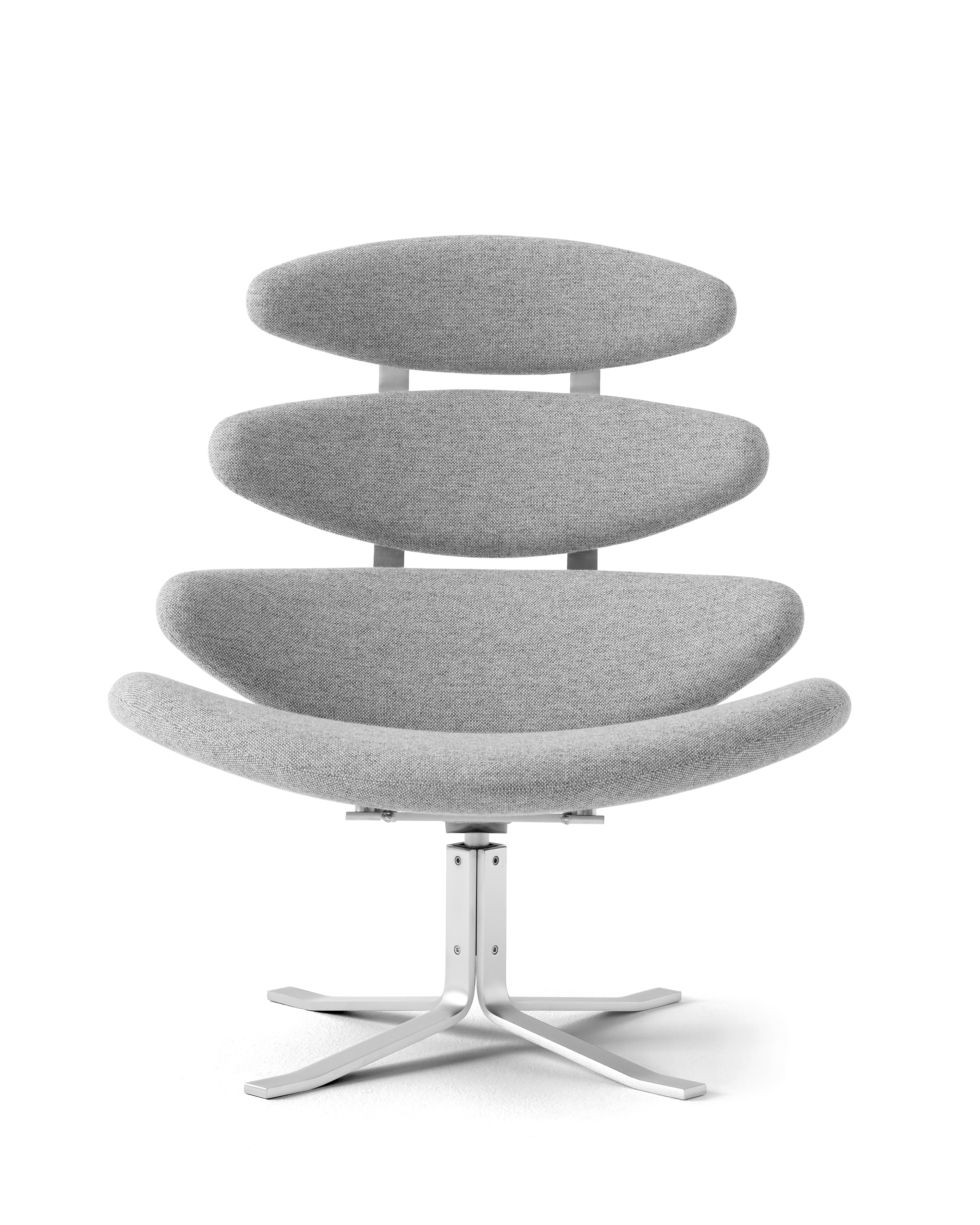 Corona Chair - Hallingdal 110 / Brushed steel frame